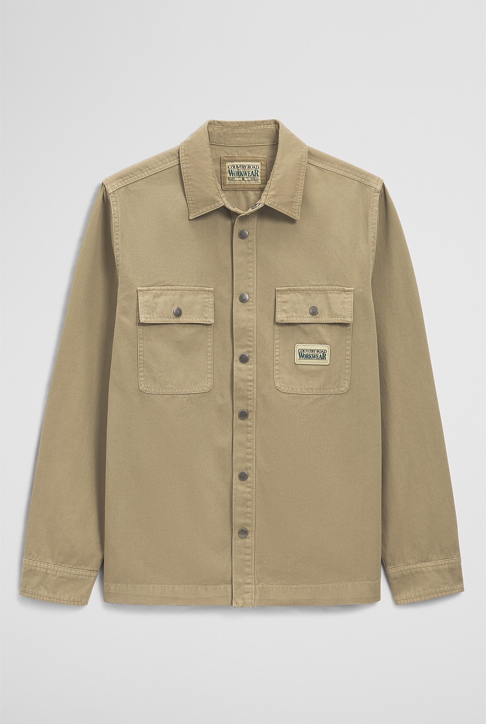 Garment Dyed Workwear Canvas Overshirt