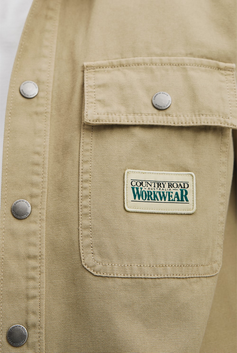 Garment Dyed Workwear Canvas Overshirt