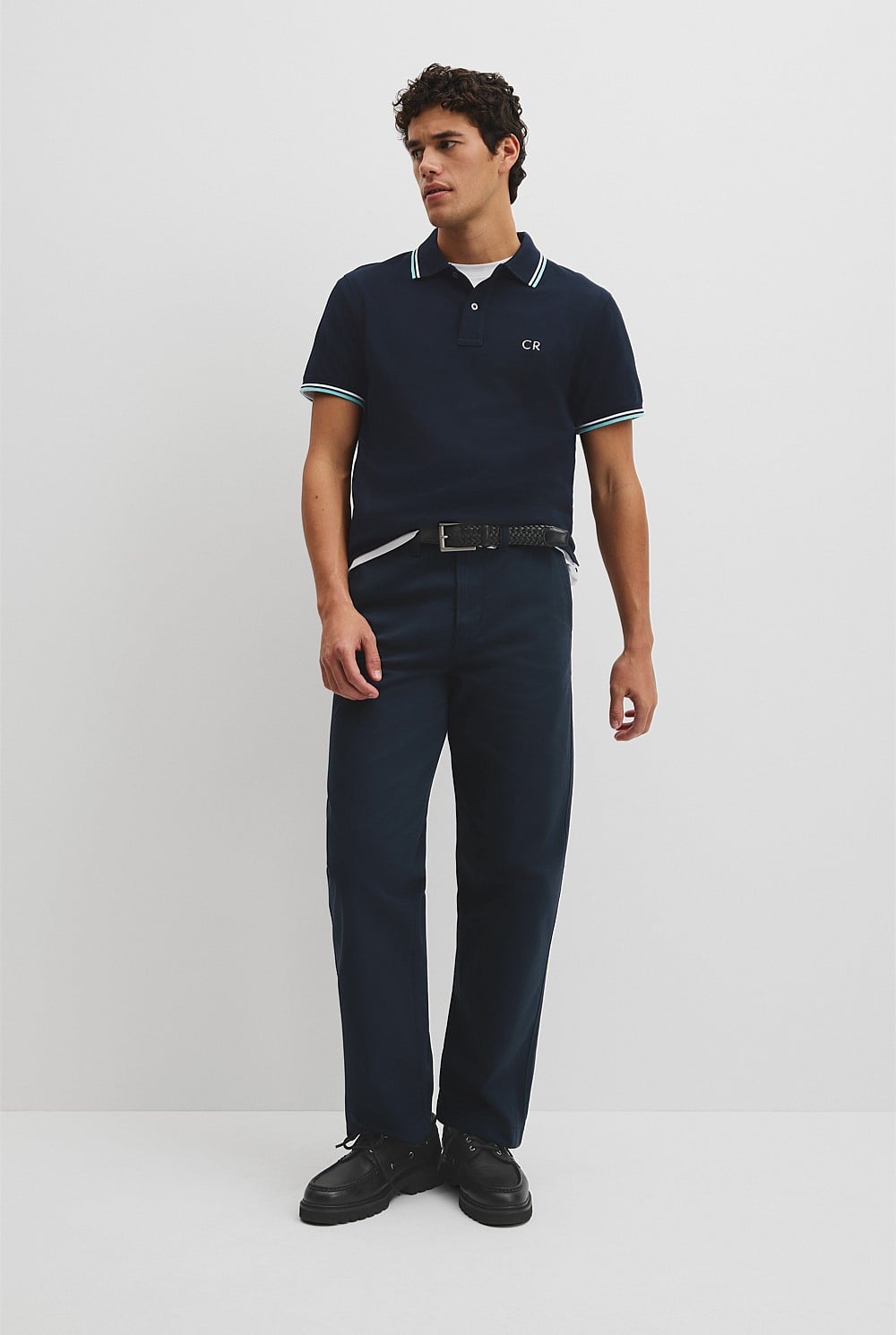 Australian Cotton CR Logo Pique Polo