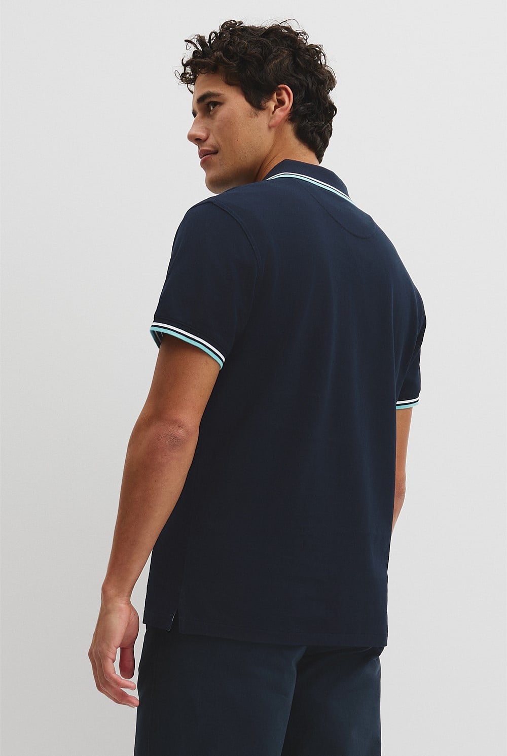 Australian Cotton CR Logo Pique Polo