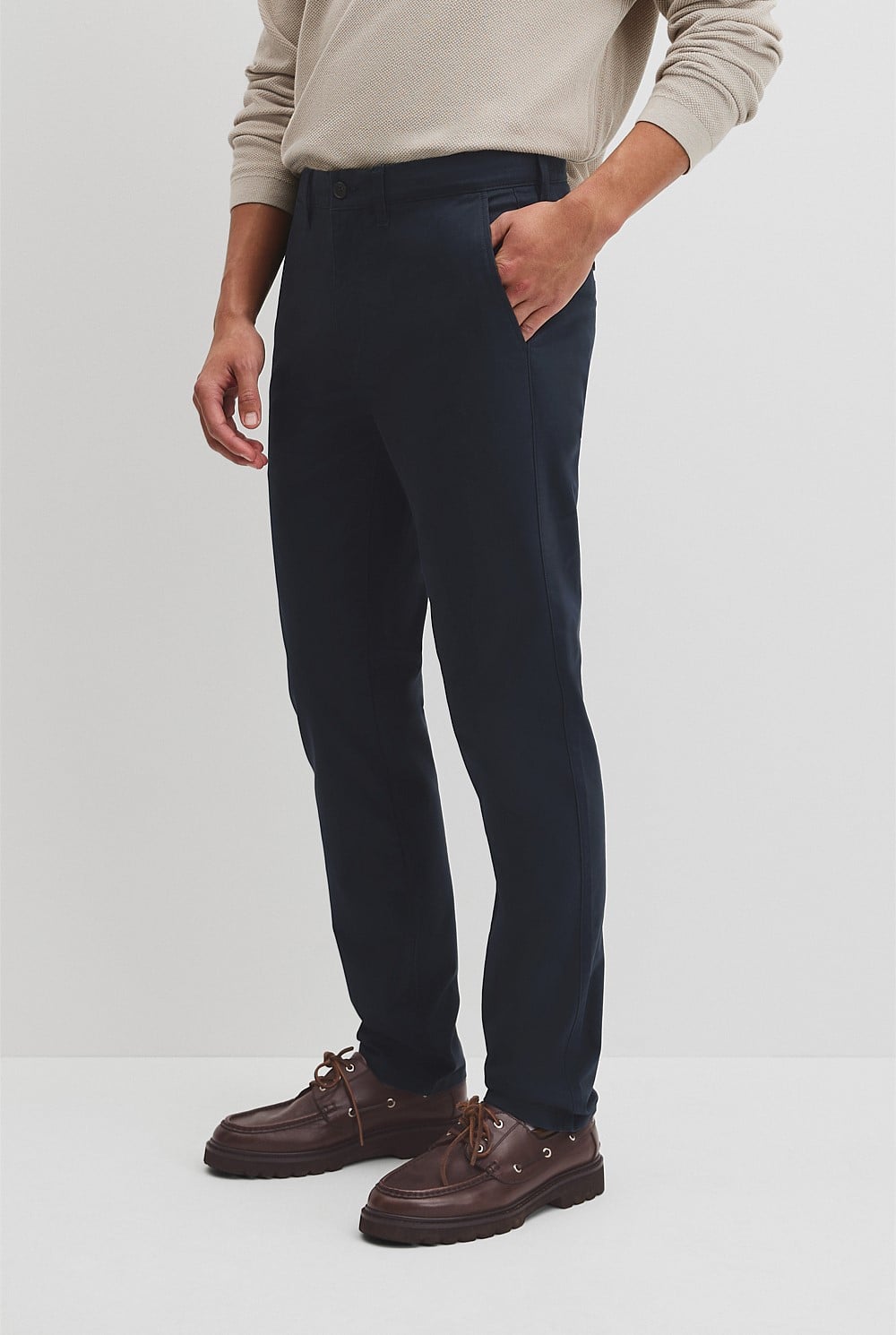 Australian Cotton Tapered Fit Stretch Chino