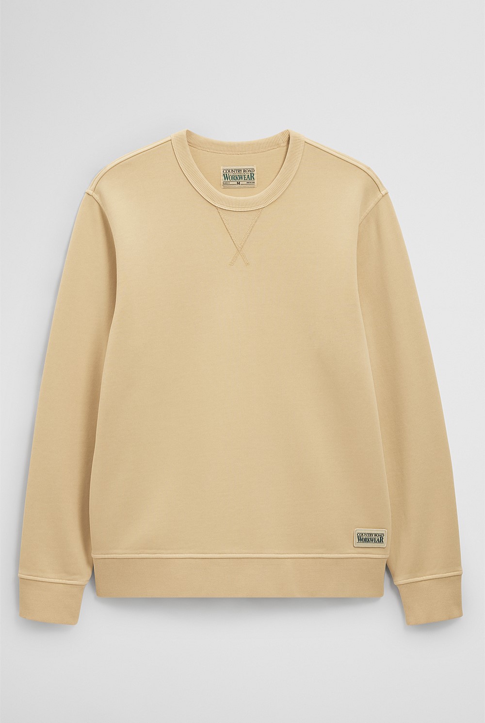 Australian Cotton Garment Dyed Workwear Crew Sweat
