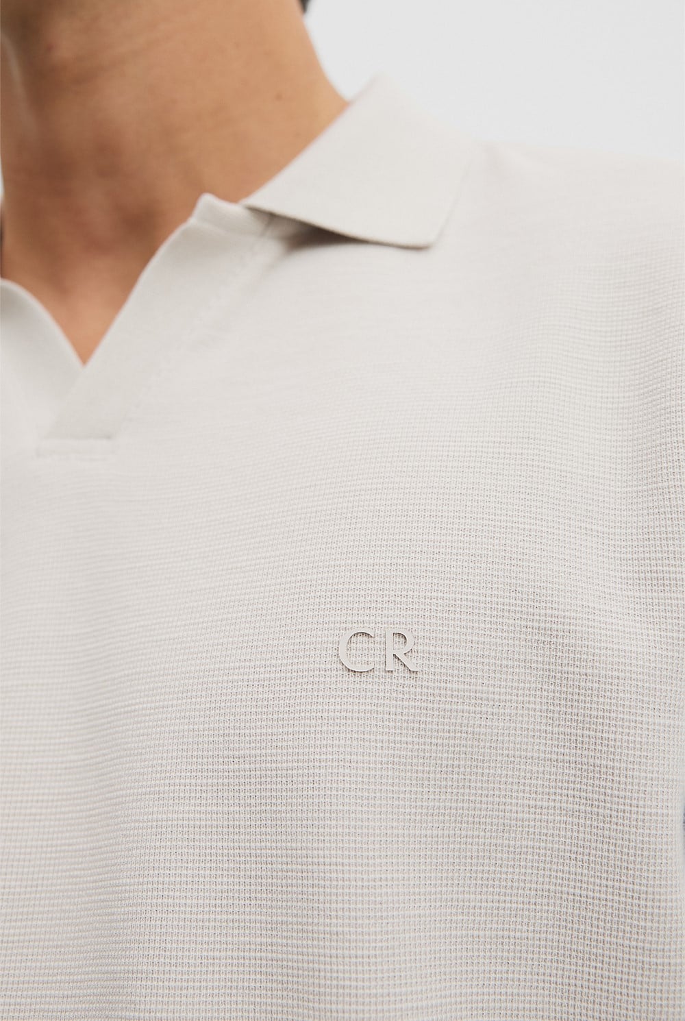 Short Sleeve Waffle Trophy Polo