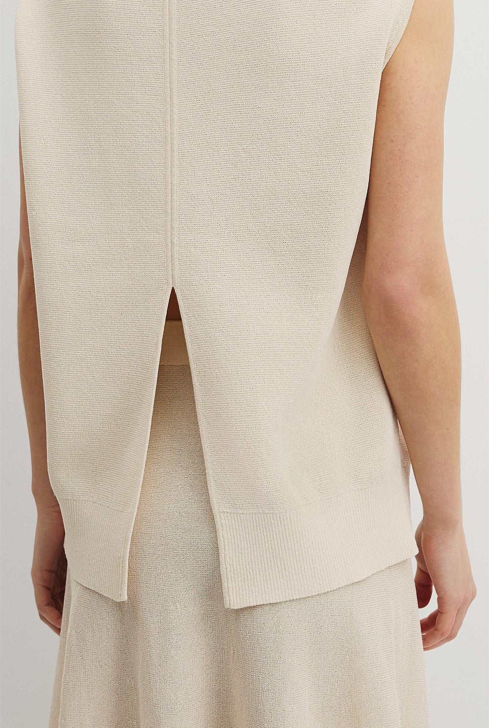 High Neck Sleeveless