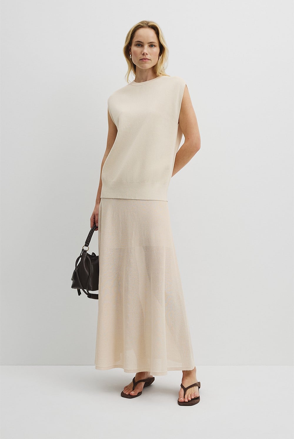 High Neck Sleeveless