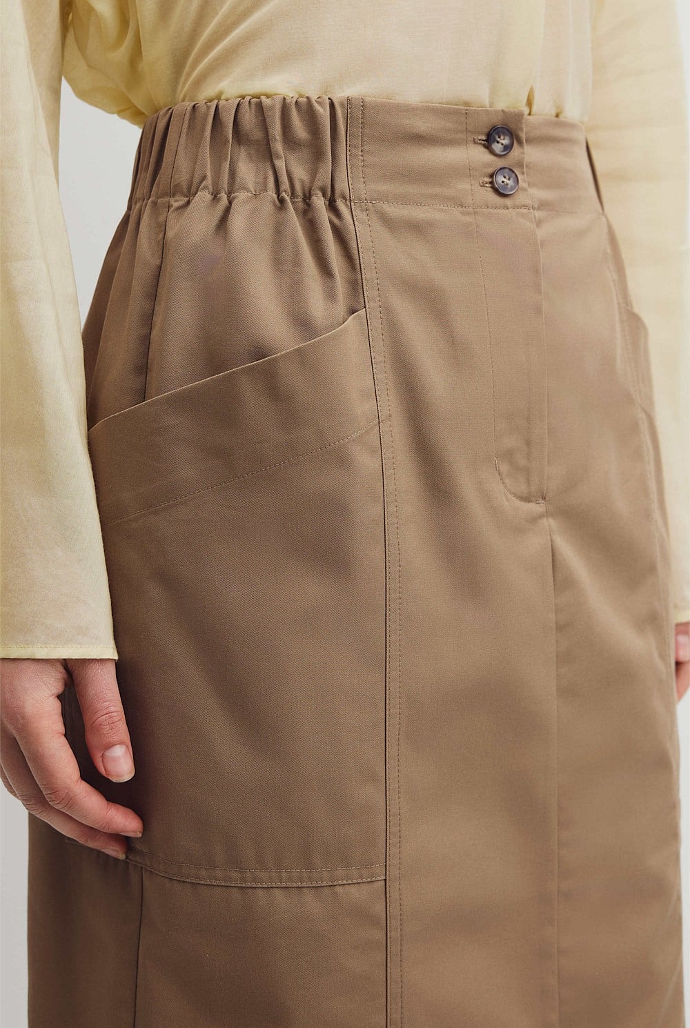Twill Utility Skirt