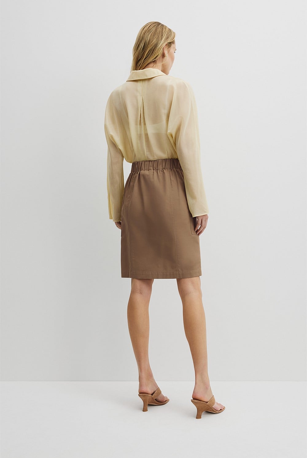 Twill Utility Skirt