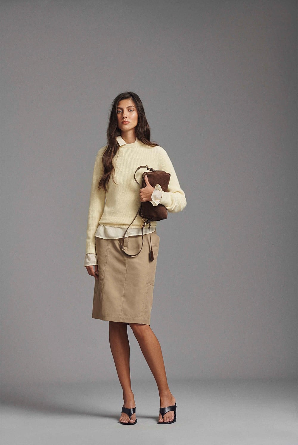 Twill Utility Skirt