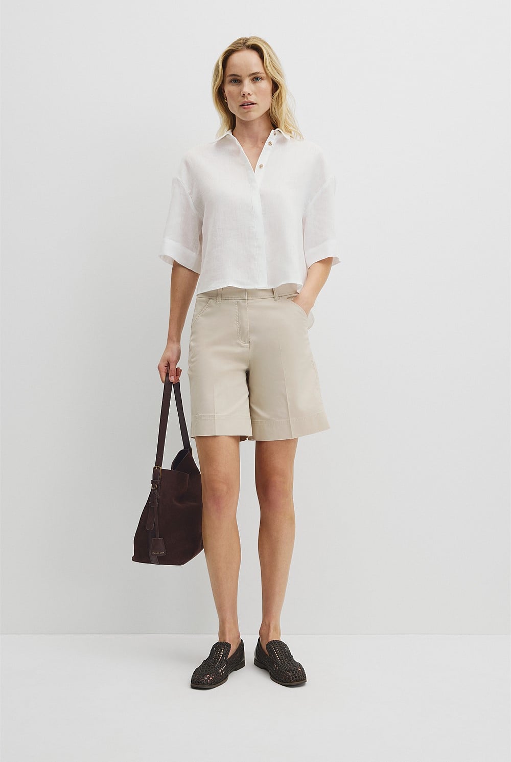 Short Sleeve Linen Shirt