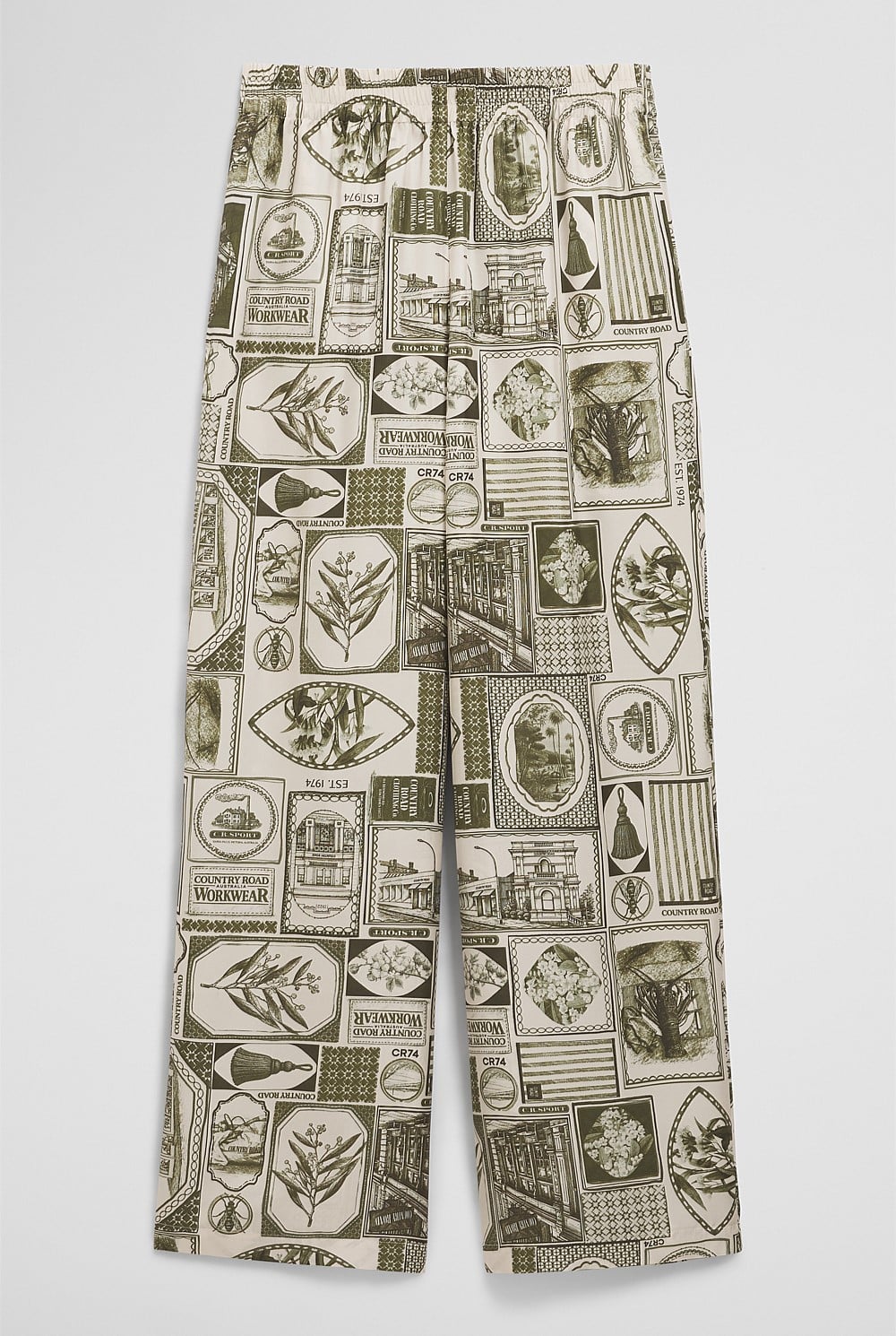 Print Silk Pant