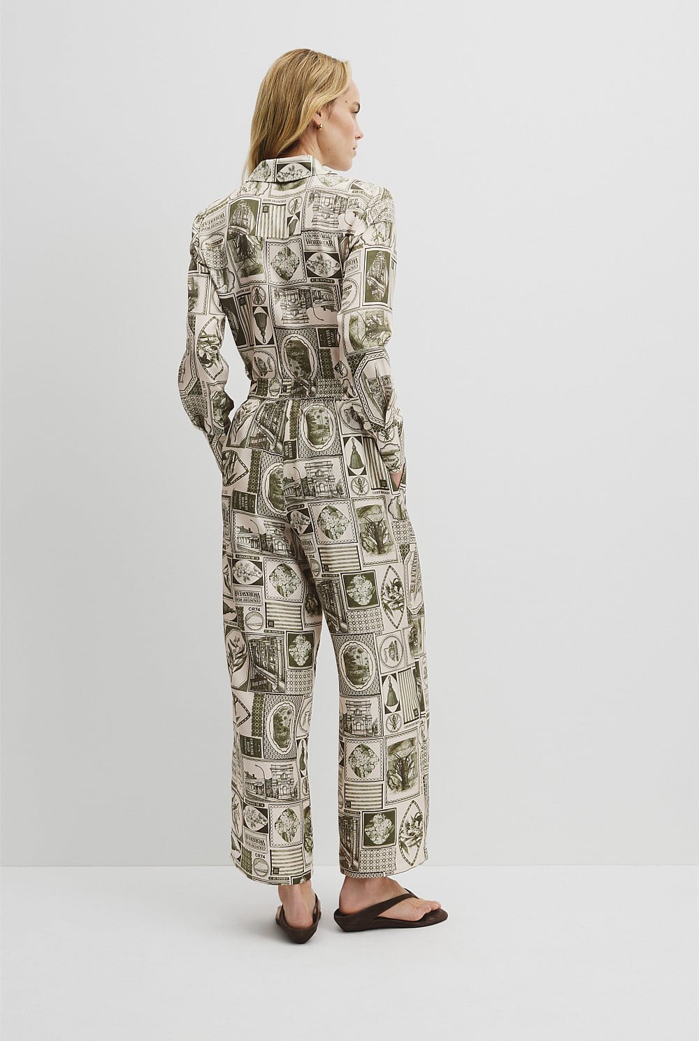 Print Silk Pant