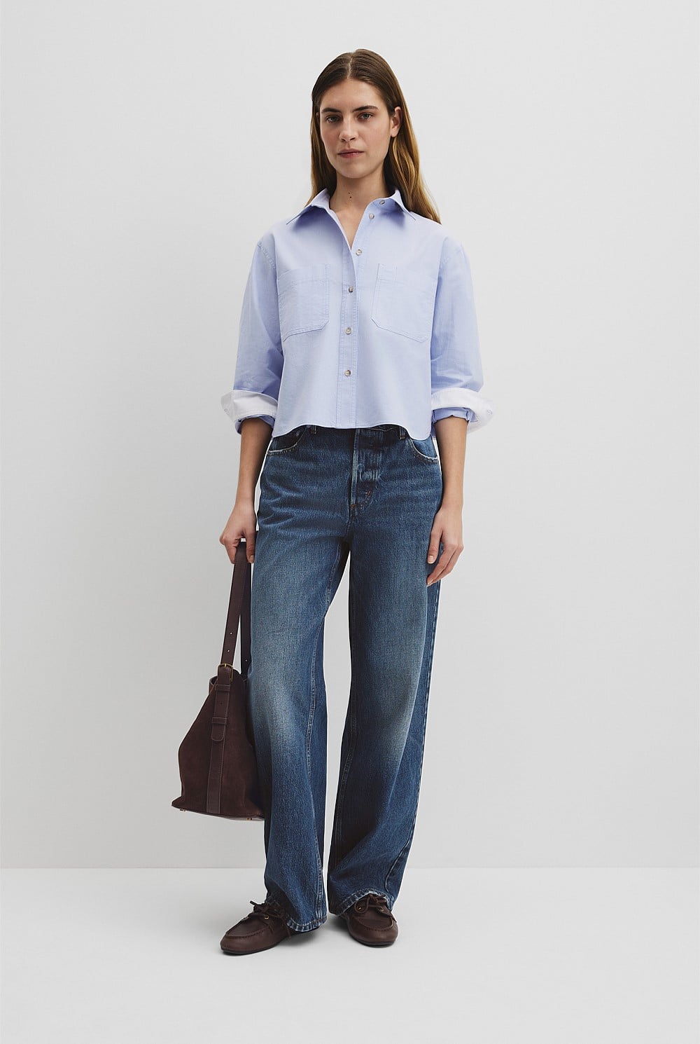 Crop Pocket Shirt