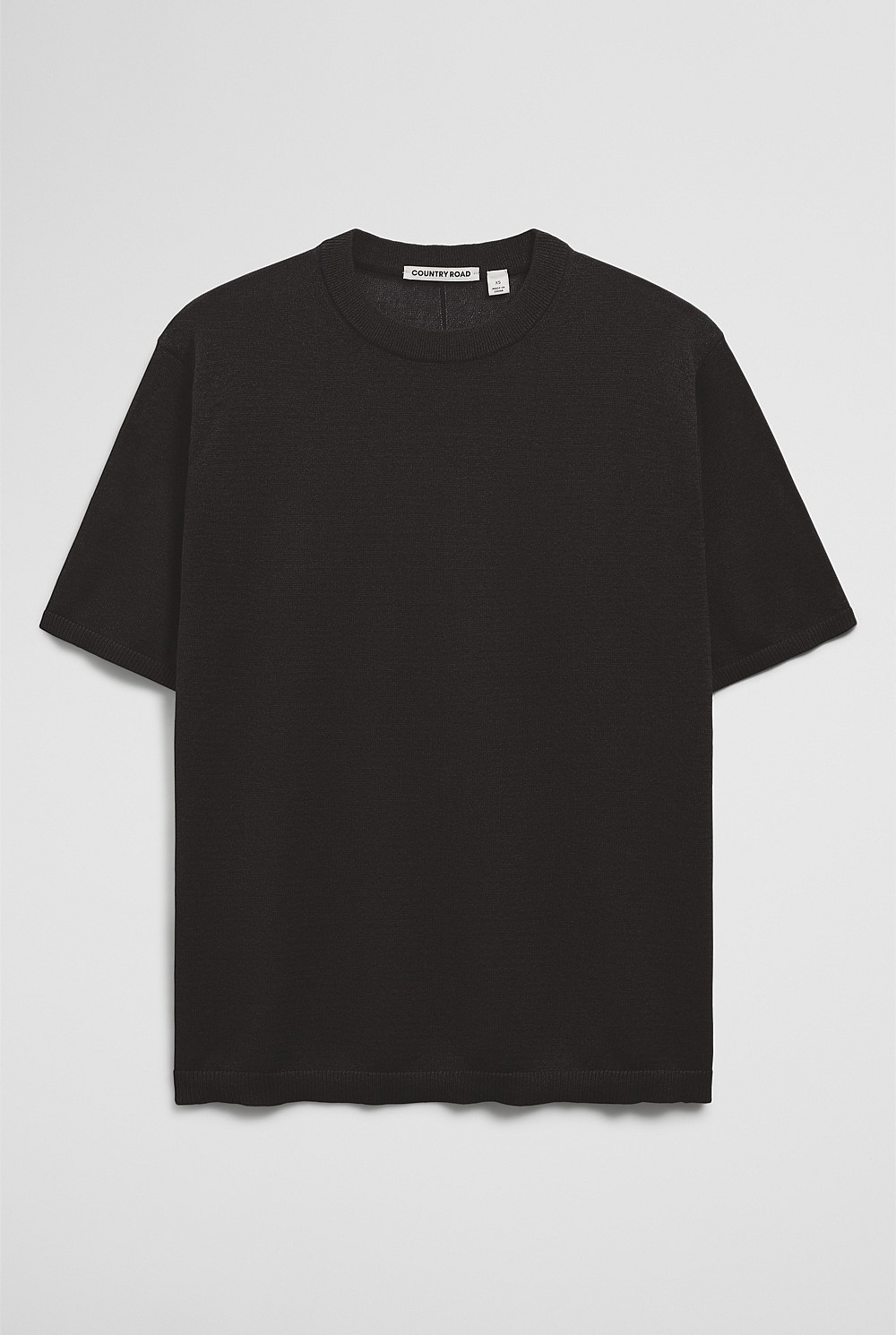 Fine Mesh Knit T-Shirt