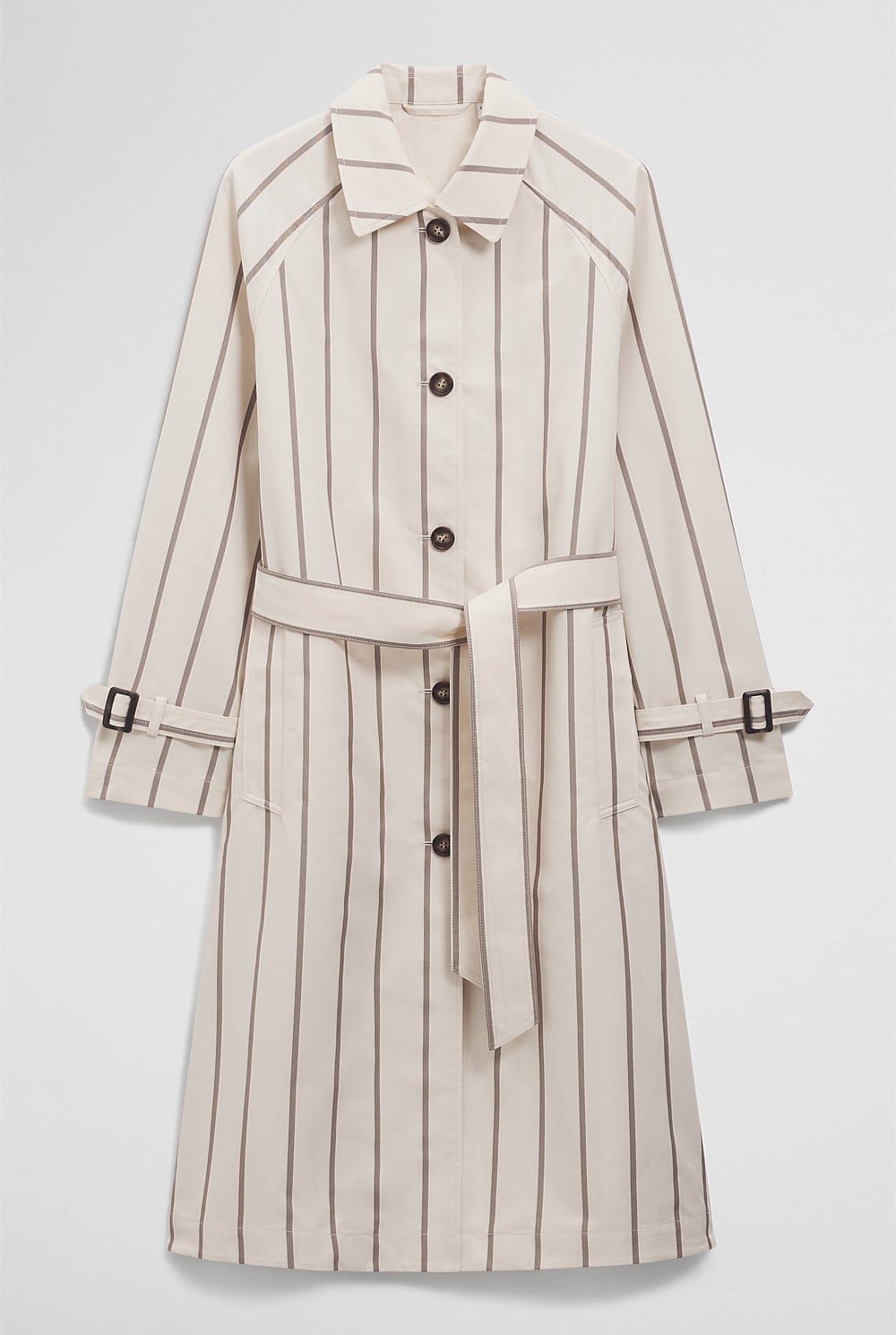 Longline Stripe Coat
