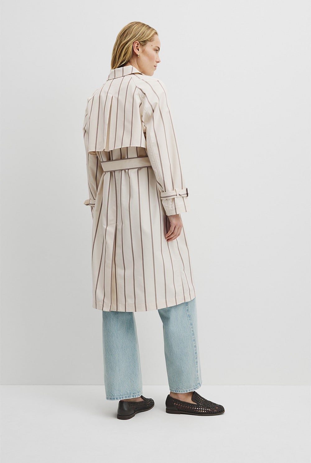 Longline Stripe Coat