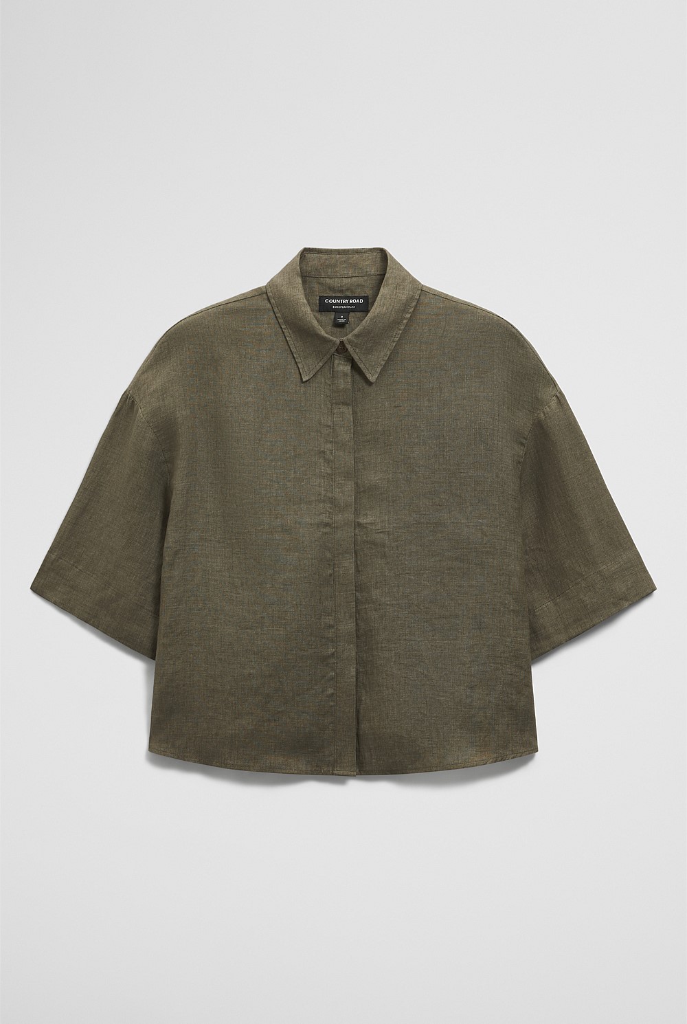 Short Sleeve Linen Shirt