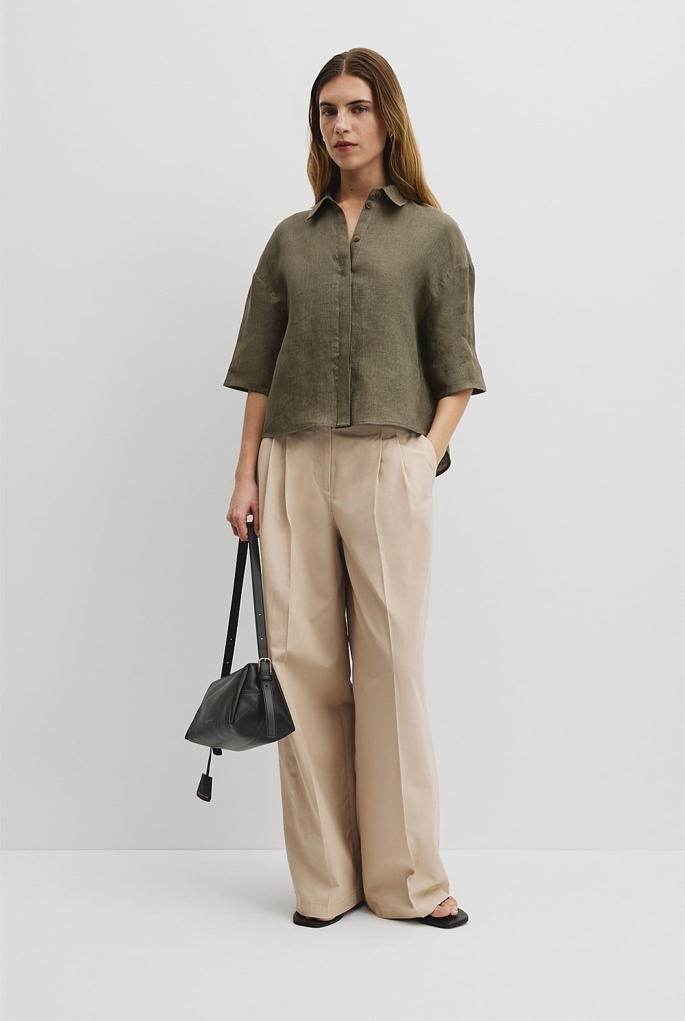 Short Sleeve Linen Shirt