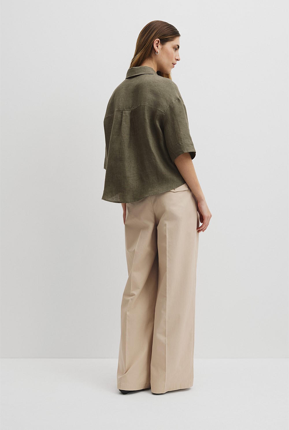 Short Sleeve Linen Shirt