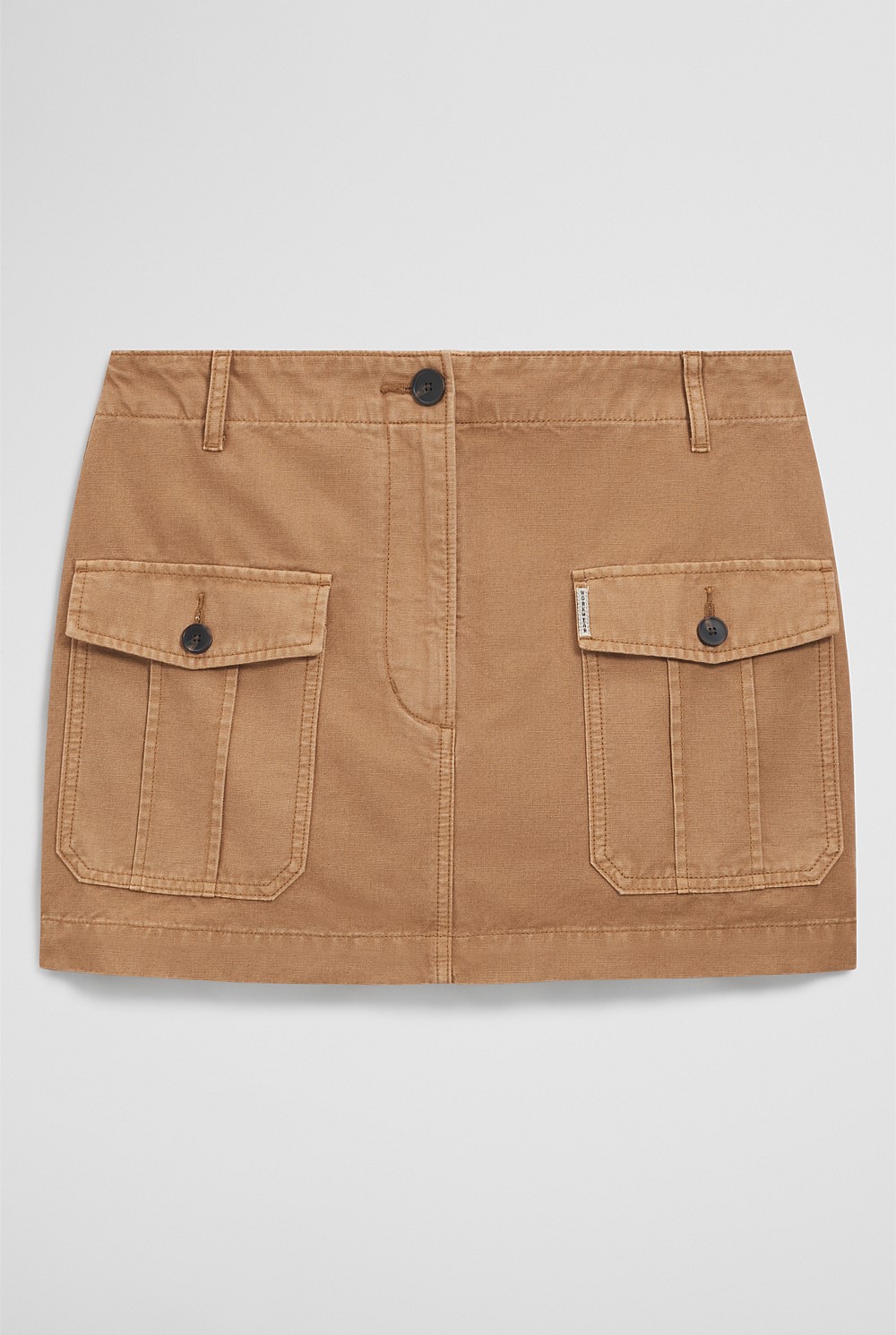 Workwear Mini Skirt