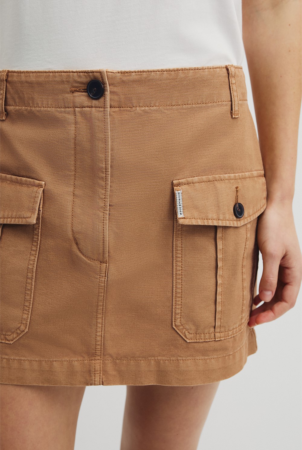 Workwear Mini Skirt