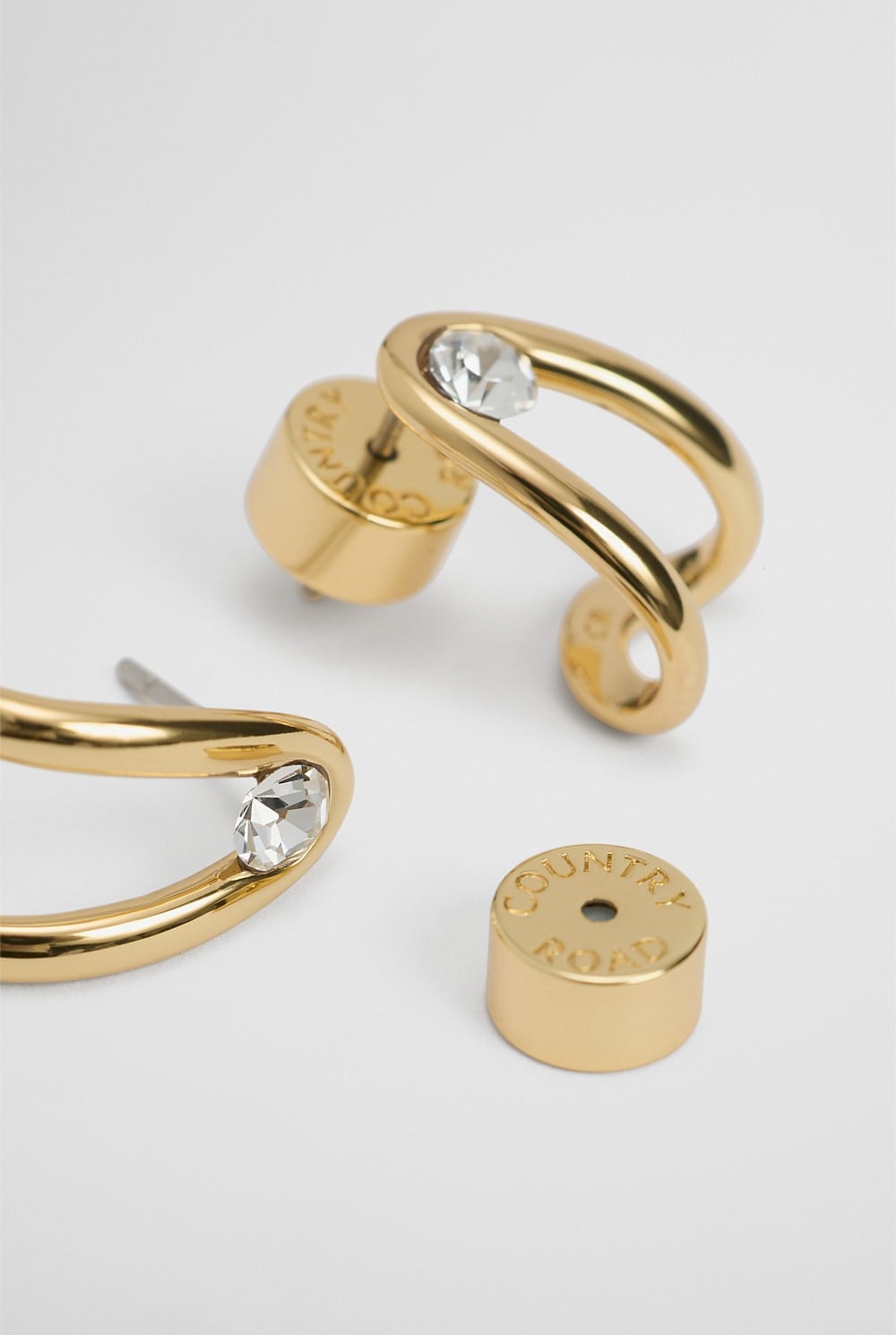 Zoey Crystal Huggie Earring