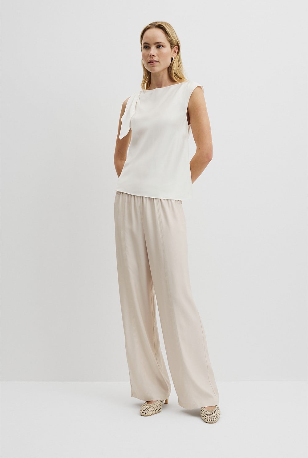 Tie Shoulder Top