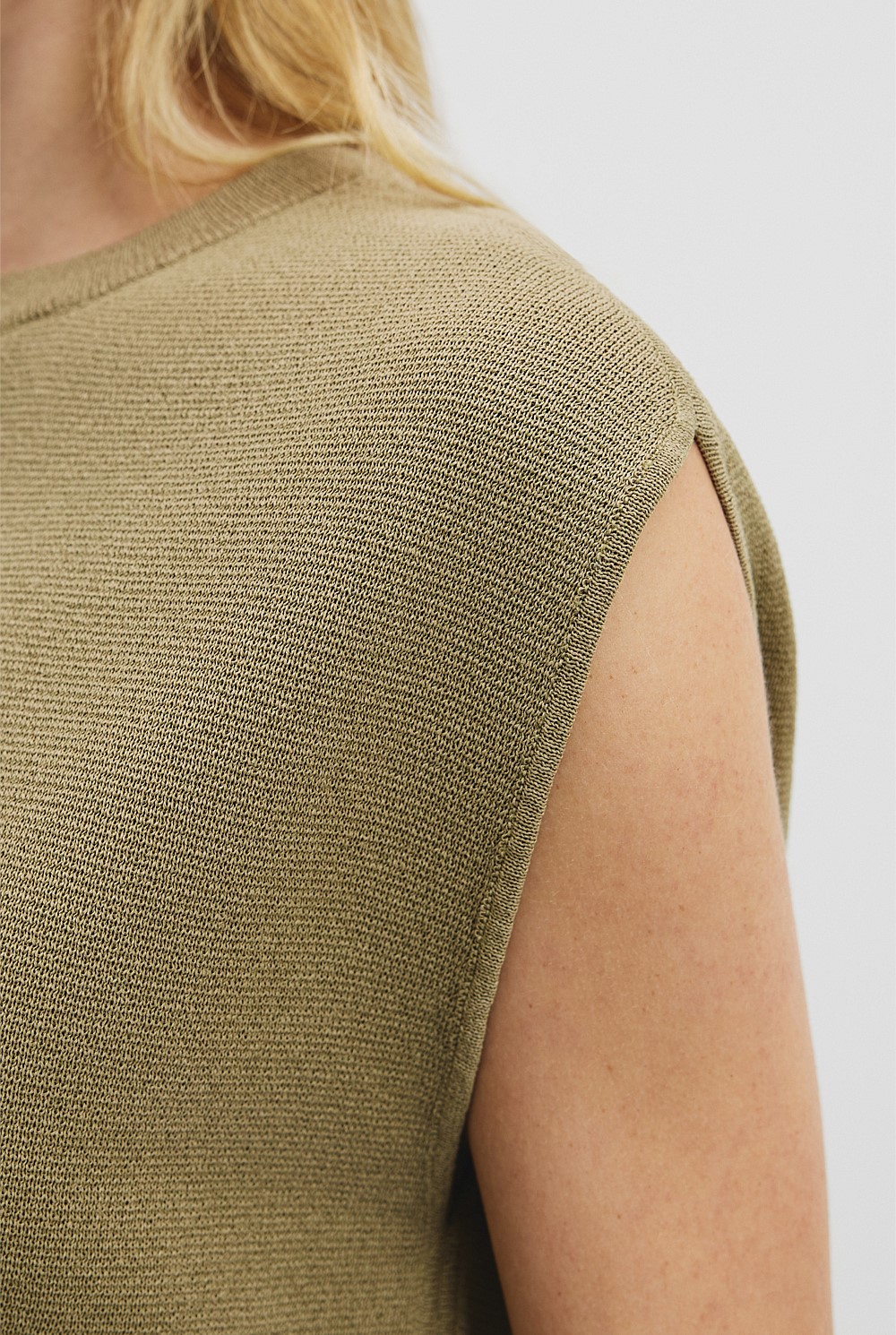 High Neck Sleeveless