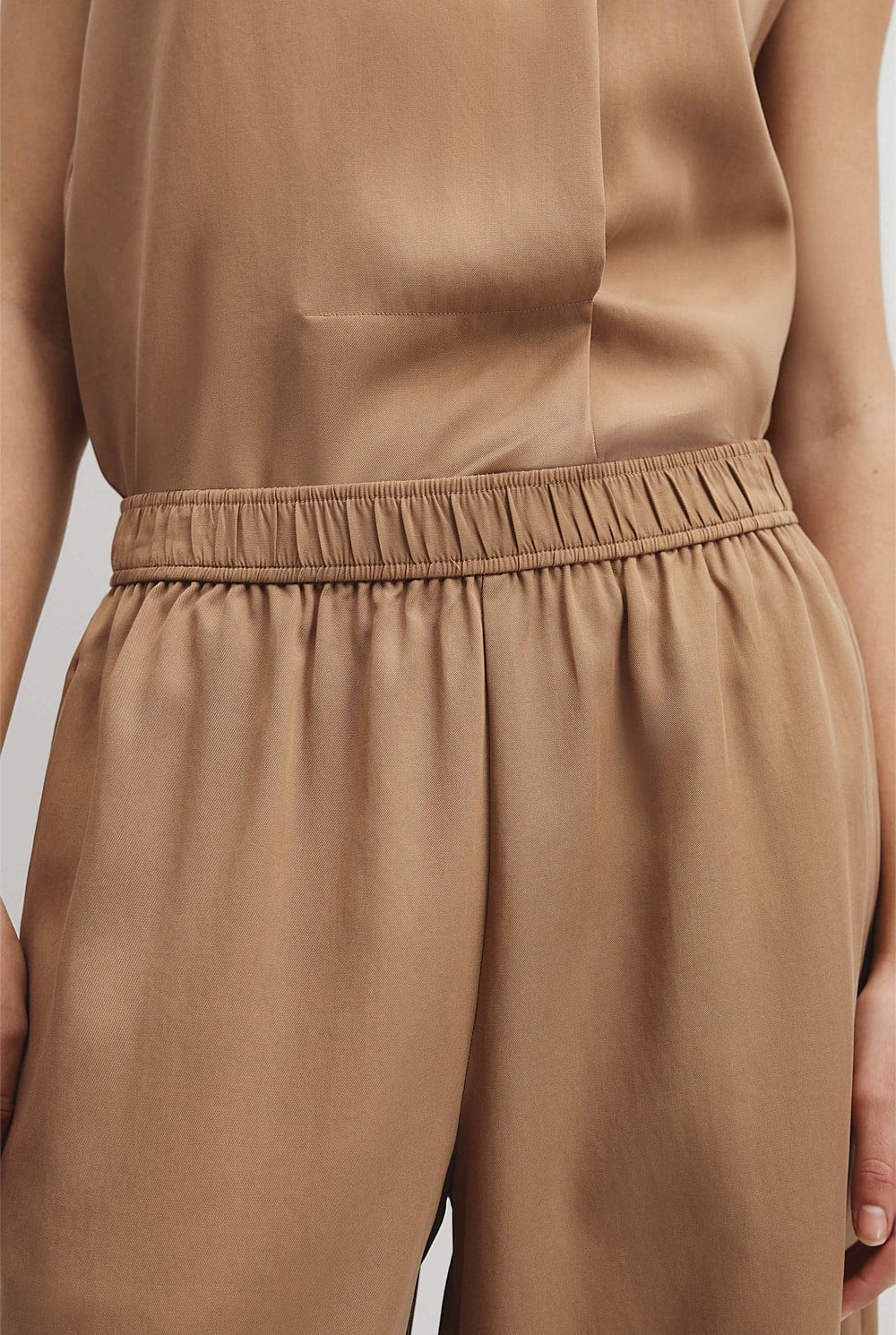 Cupro Bermuda Short
