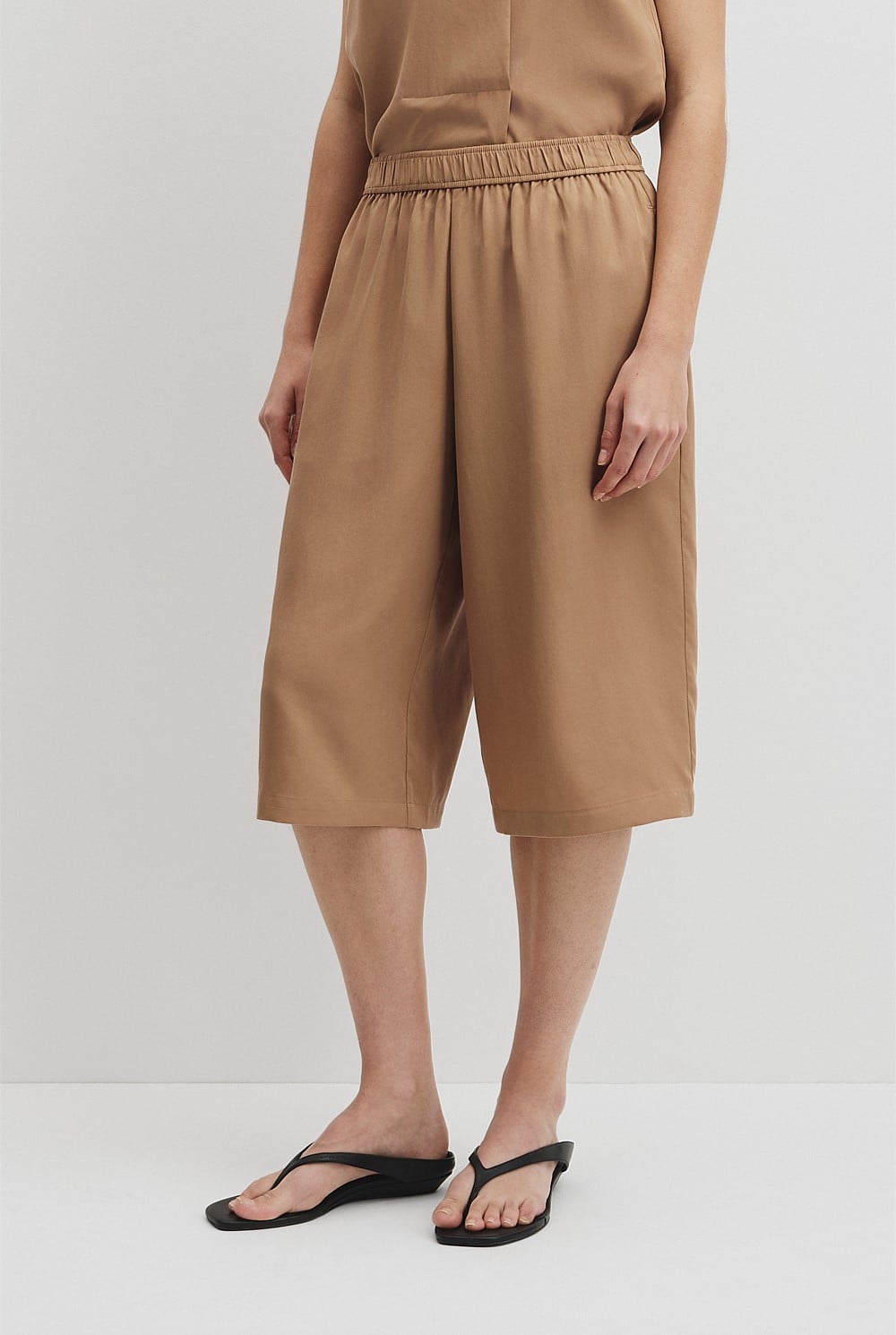 Cupro Bermuda Short