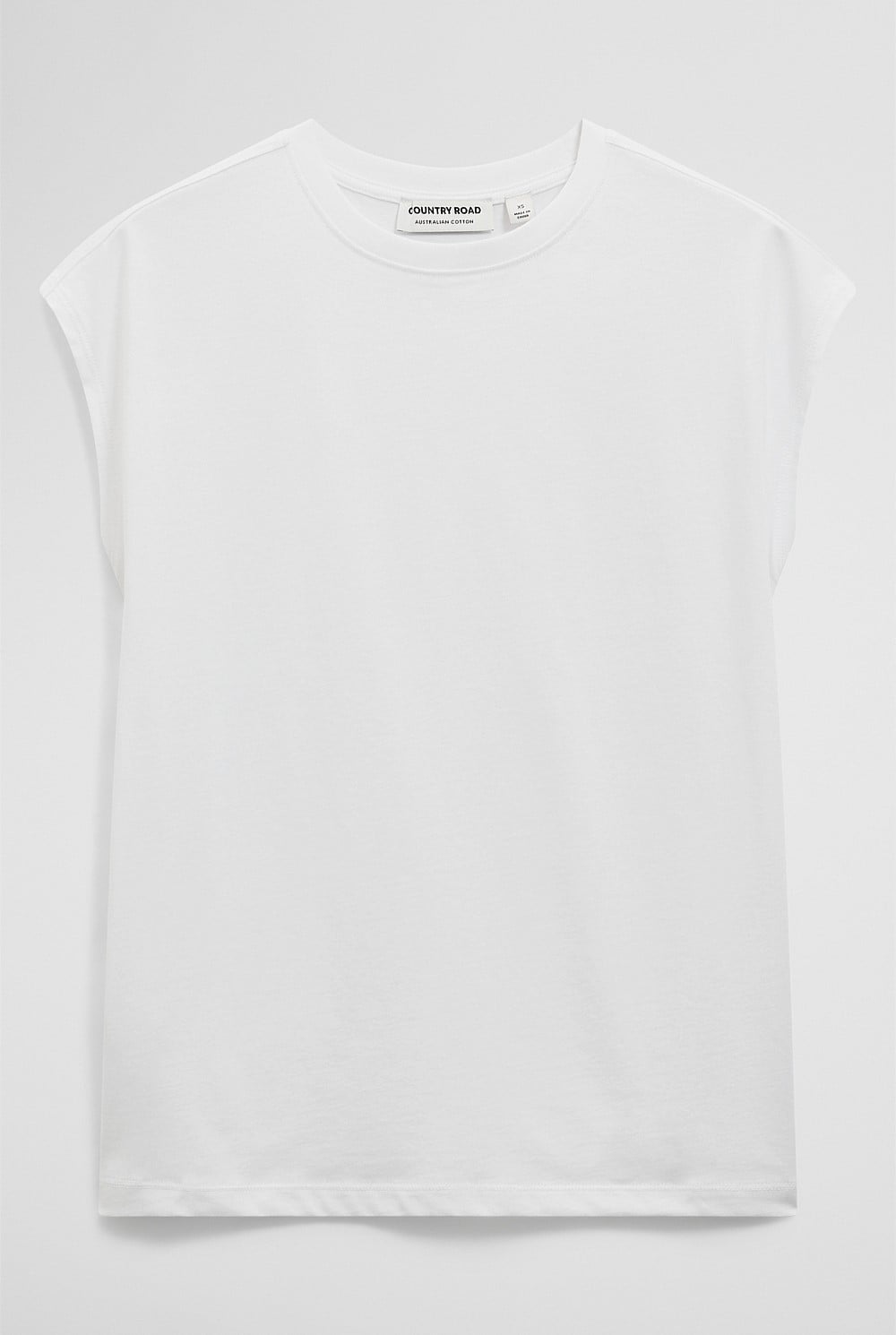 Australian Cotton Relaxed Crew Tank