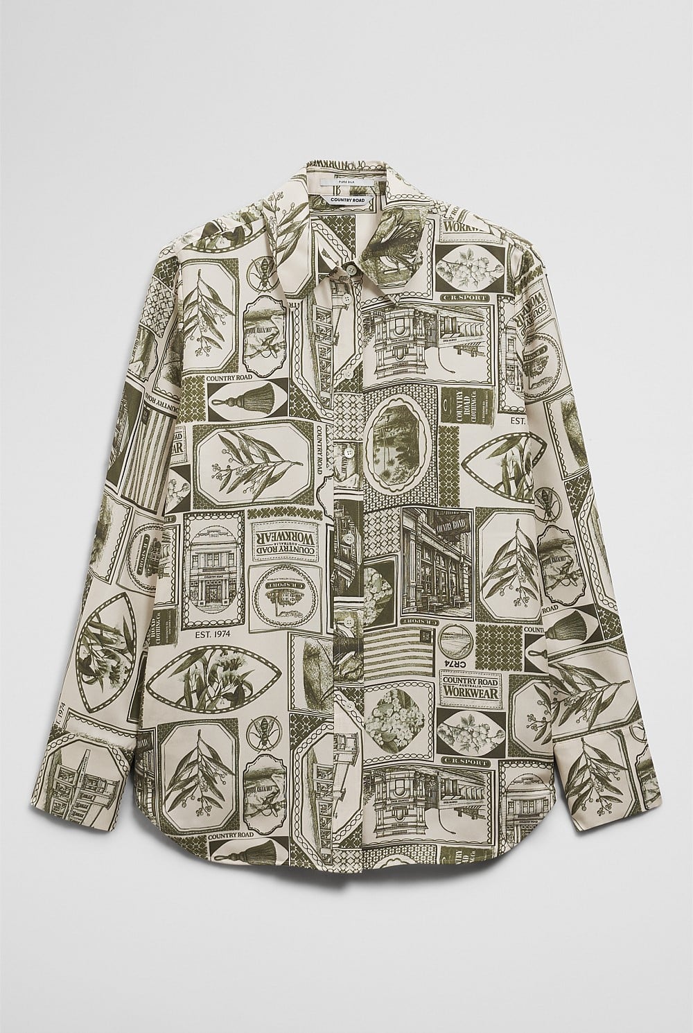 Print Silk Blouse