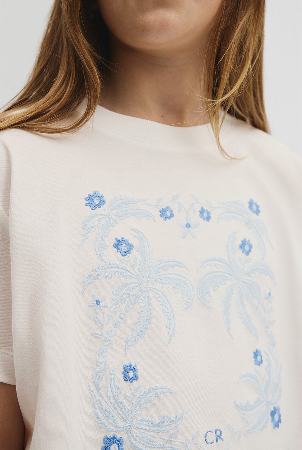 Teen Short Sleeve Oversized Print T-Shirt