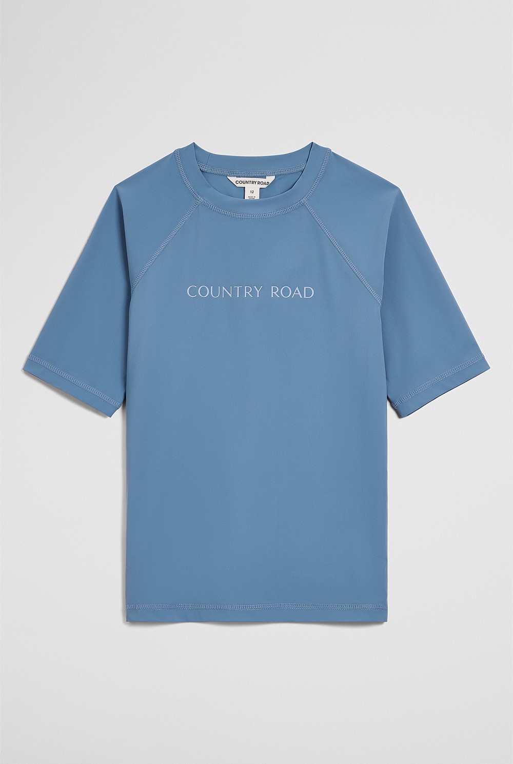 Teen Short Sleeve Logo Rash Vest