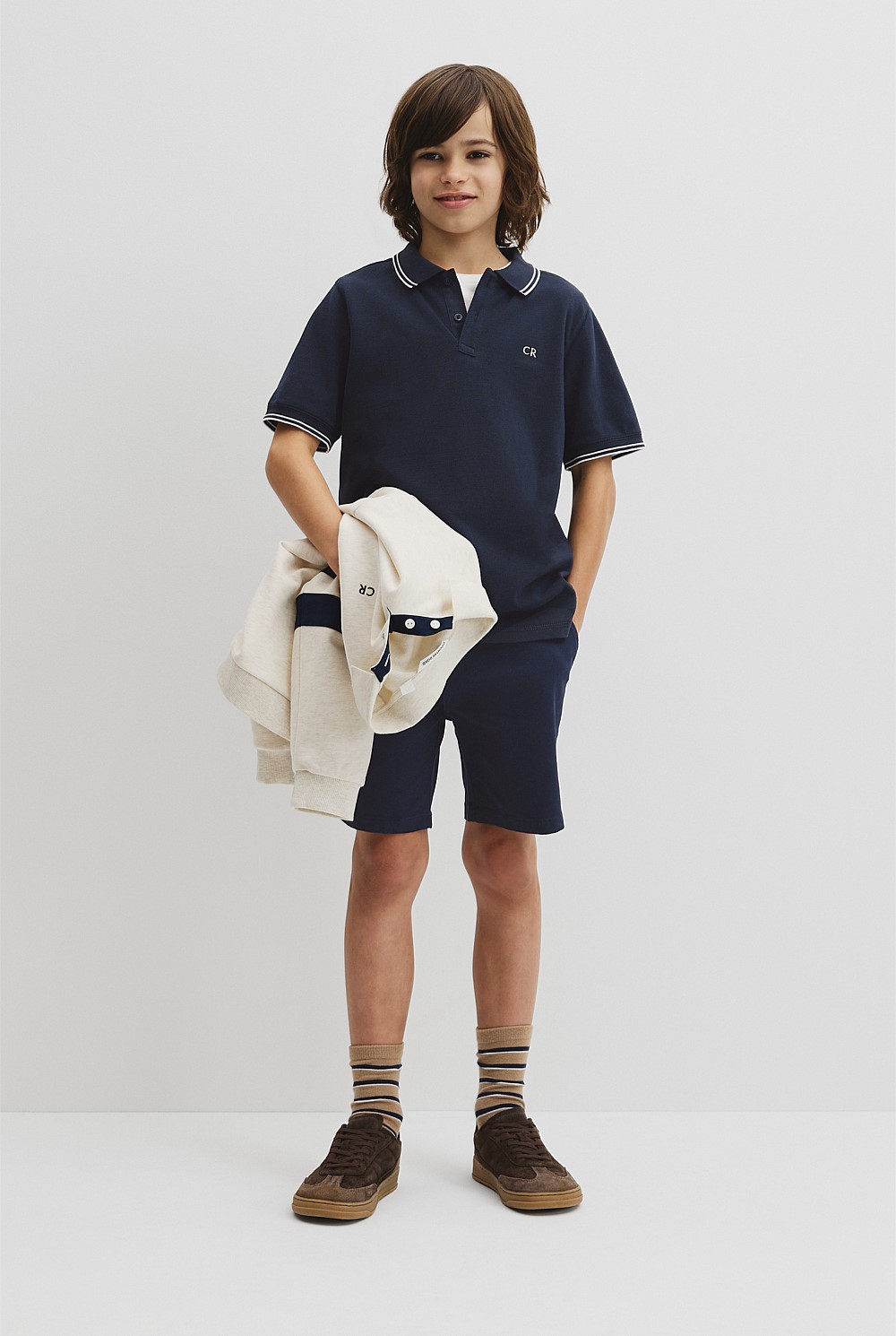 Short Sleeve Logo Polo