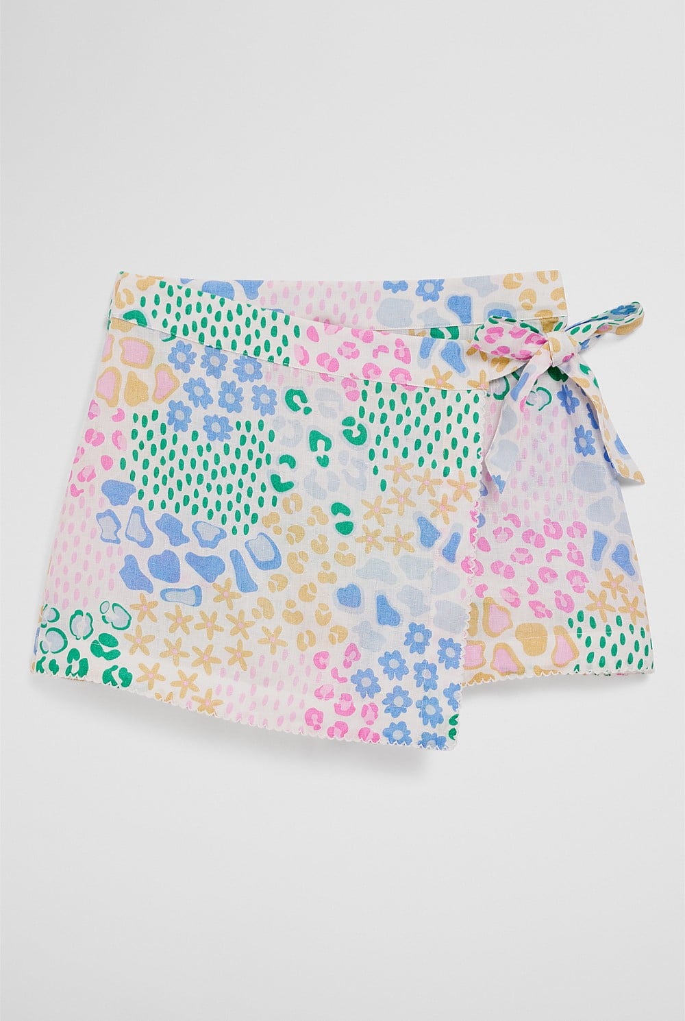 Teen Print Wrap Skort