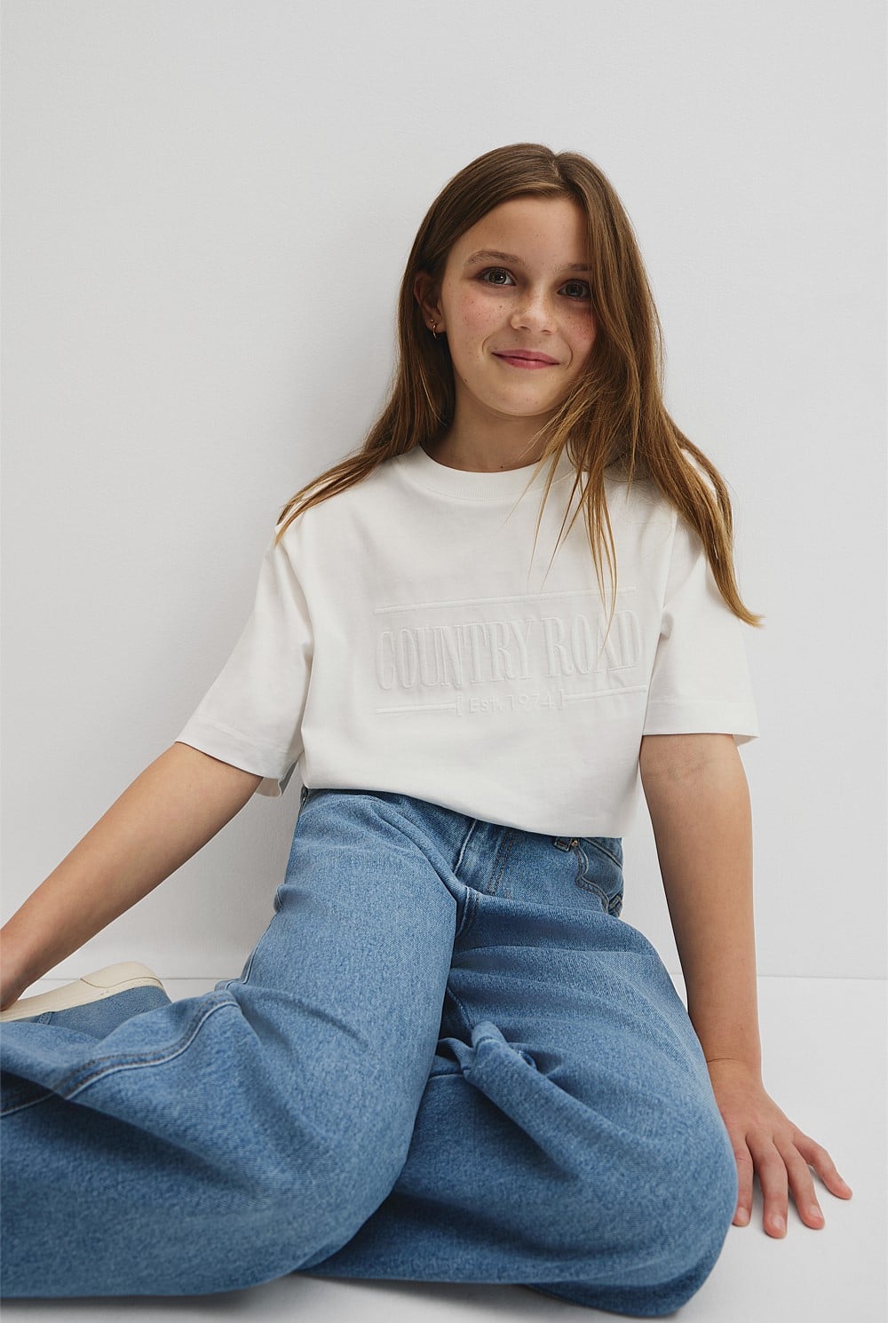 Teen Australian Cotton Short Sleeve Relaxed Heritage T-Shirt