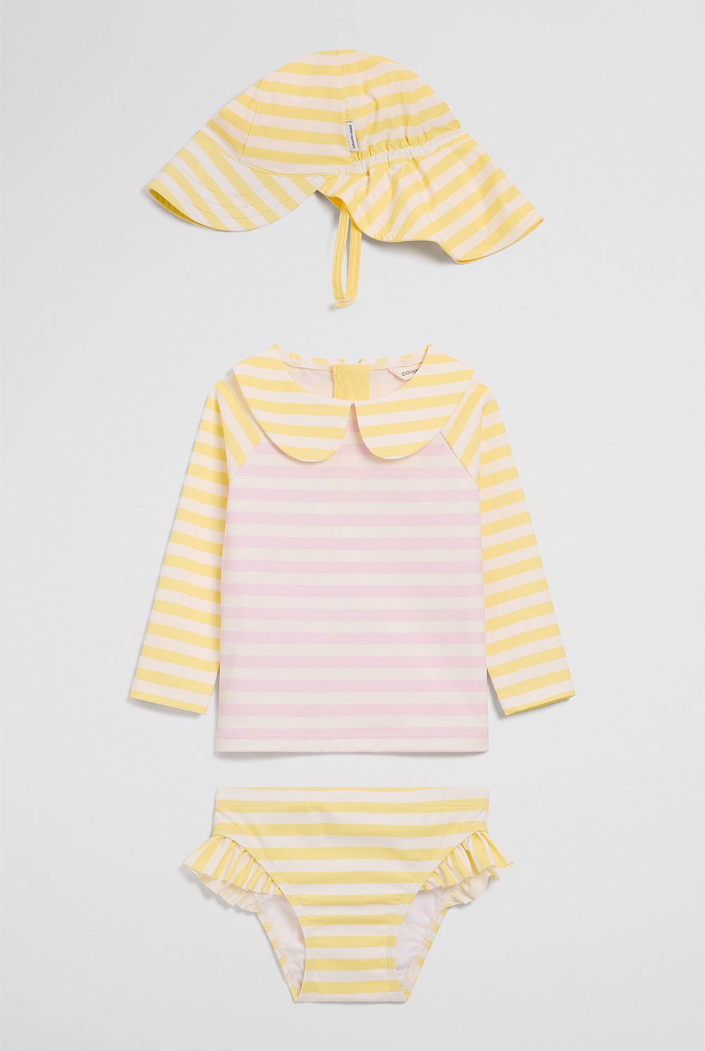 Long Sleeve 3 Piece Swim Set