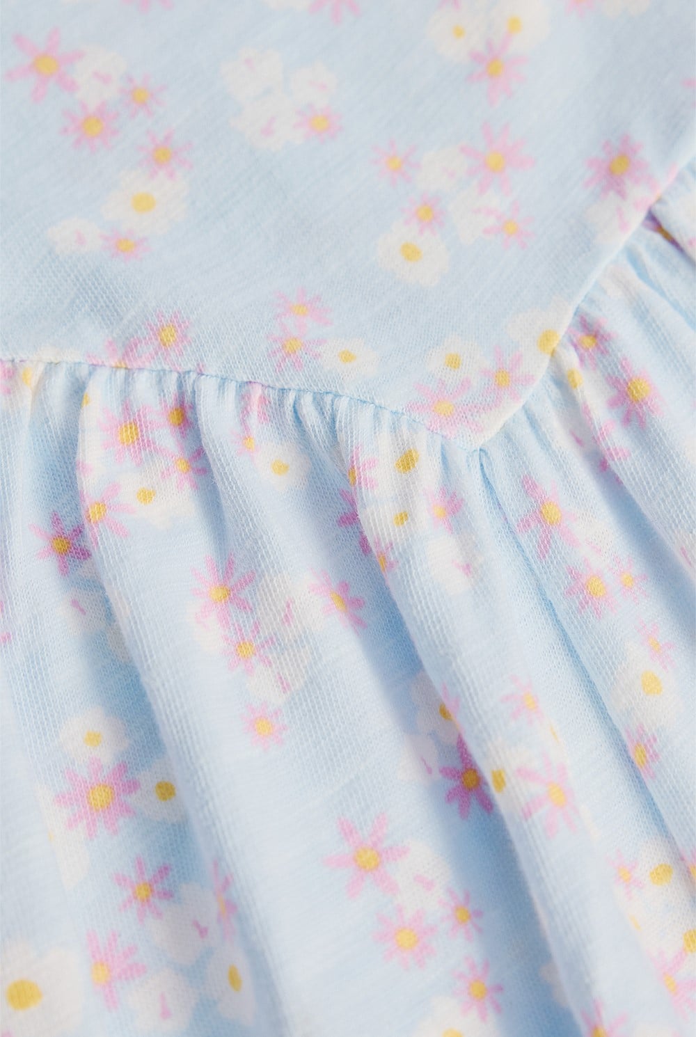 Organically Grown Cotton Sleeveless Texture Romper