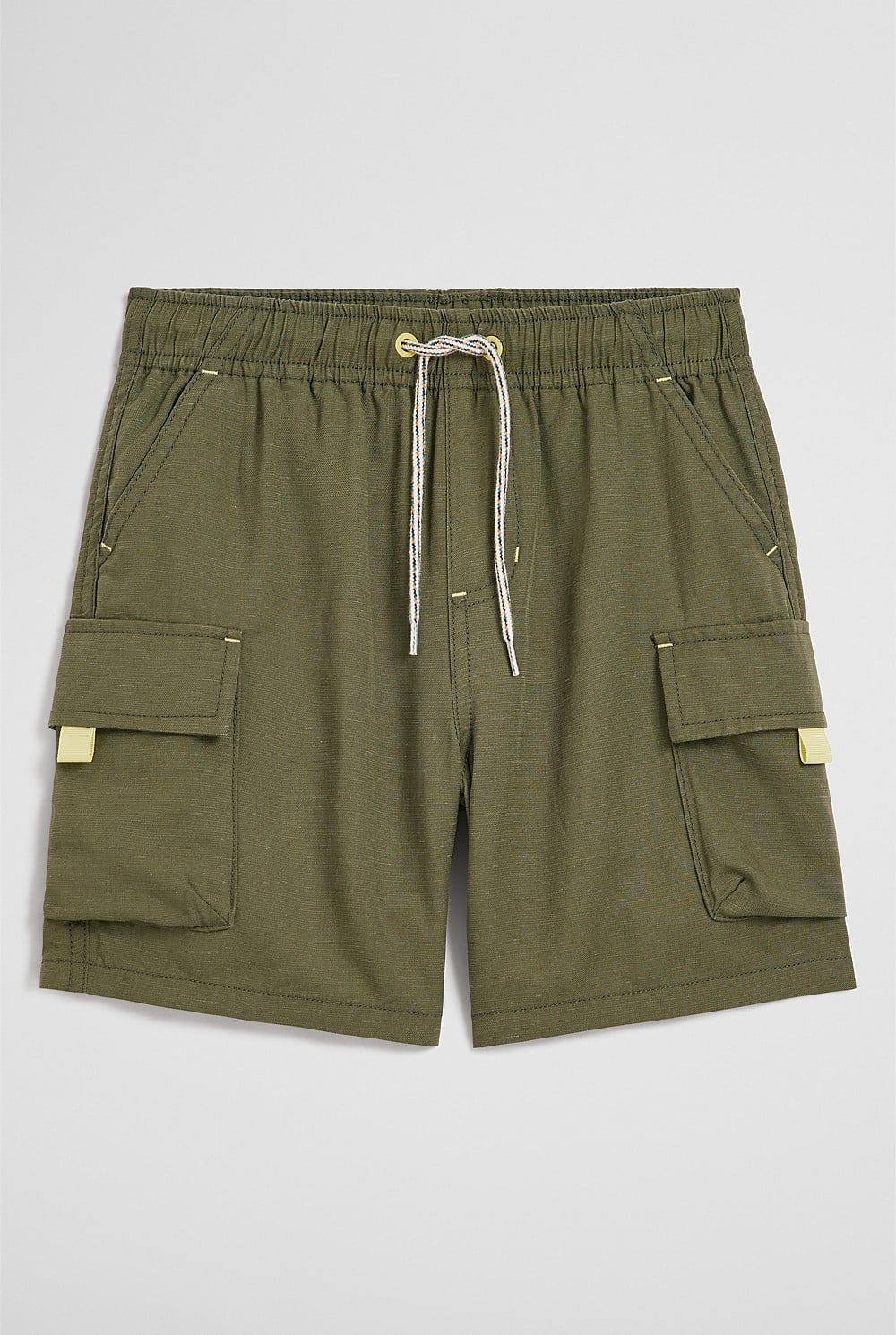 Contrast Cargo Pant Straight