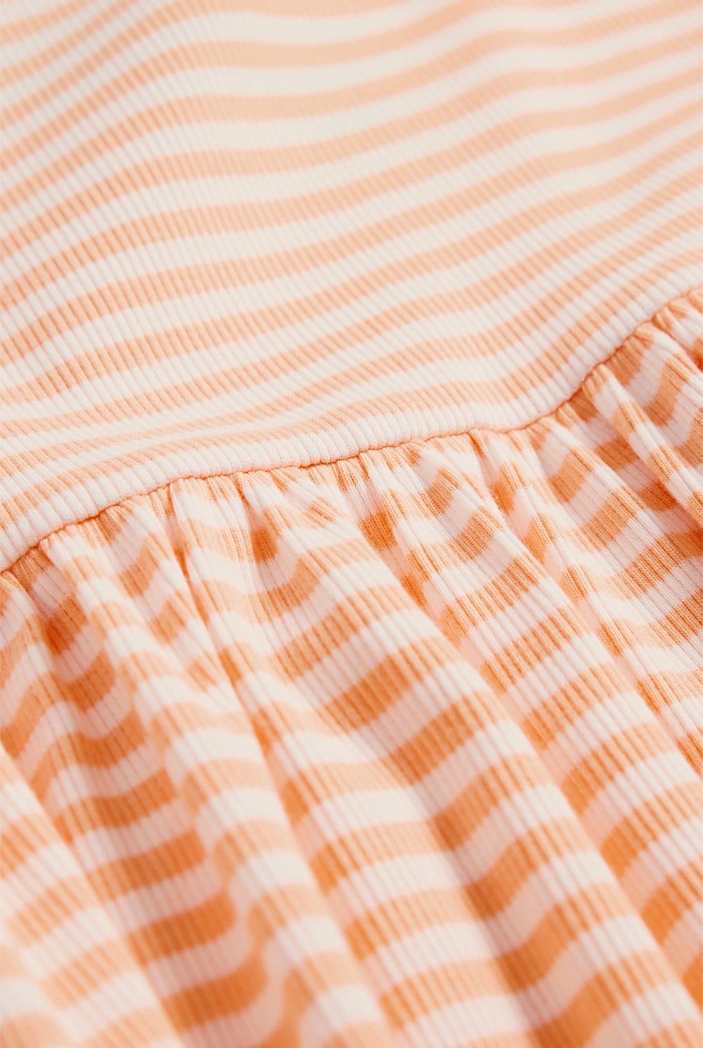 Australian Cotton Blend Short Sleeve Rib Dress