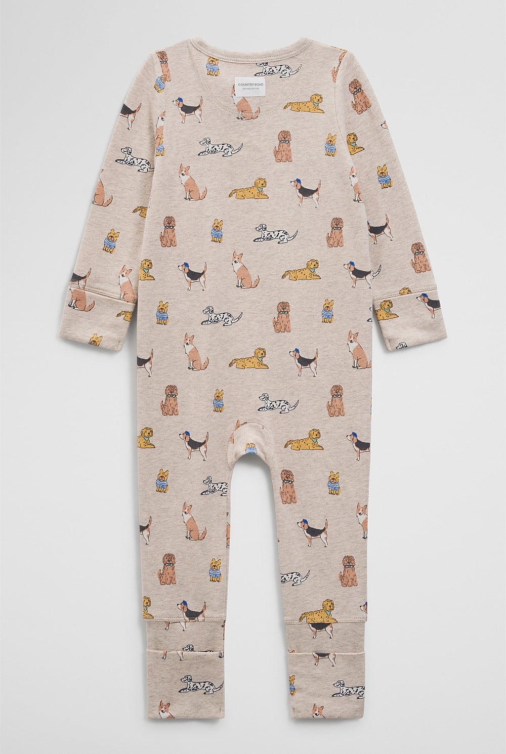 Organically Grown Cotton Jersey Print Jumpsuit