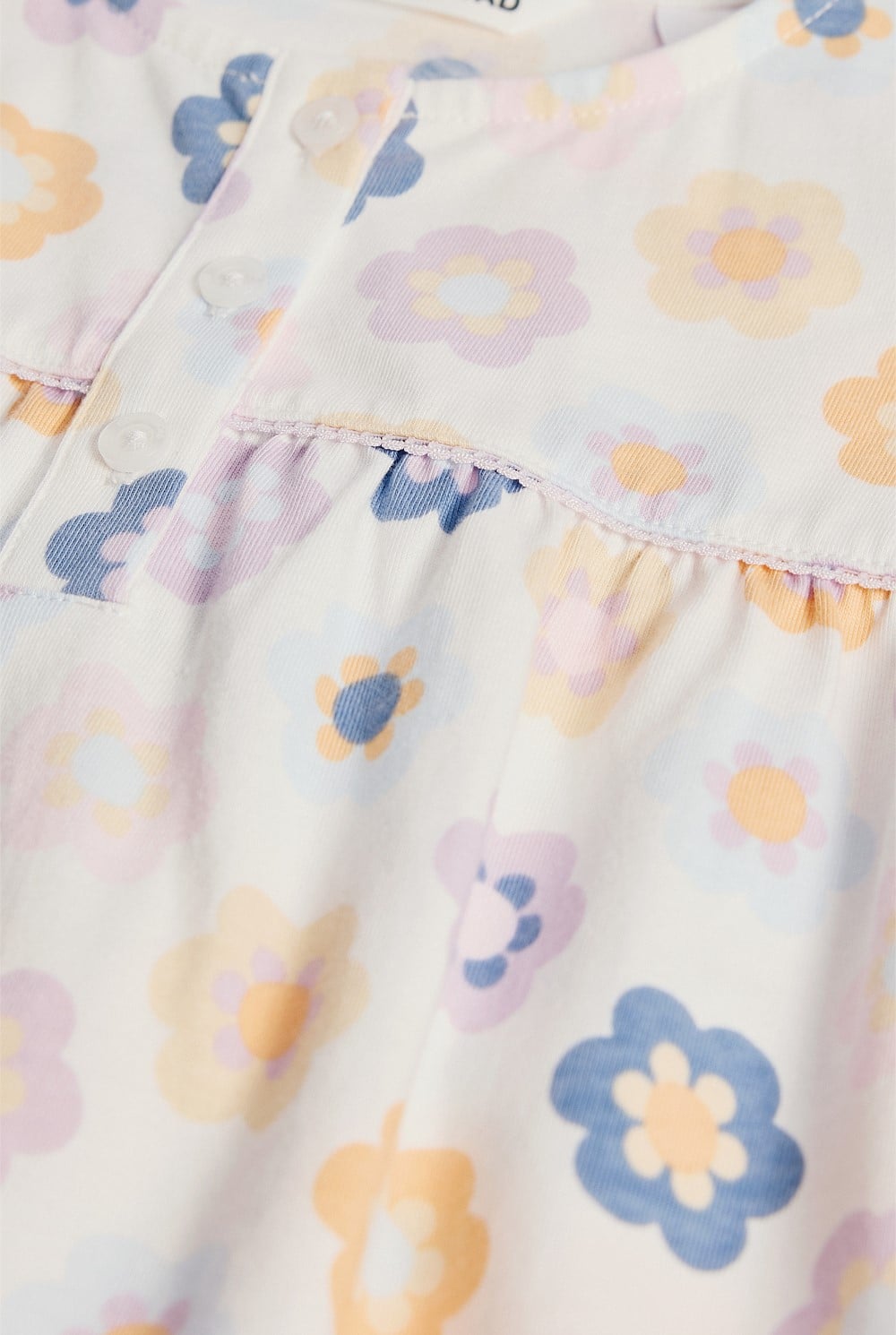 Short Sleeve Frill Sleep Set