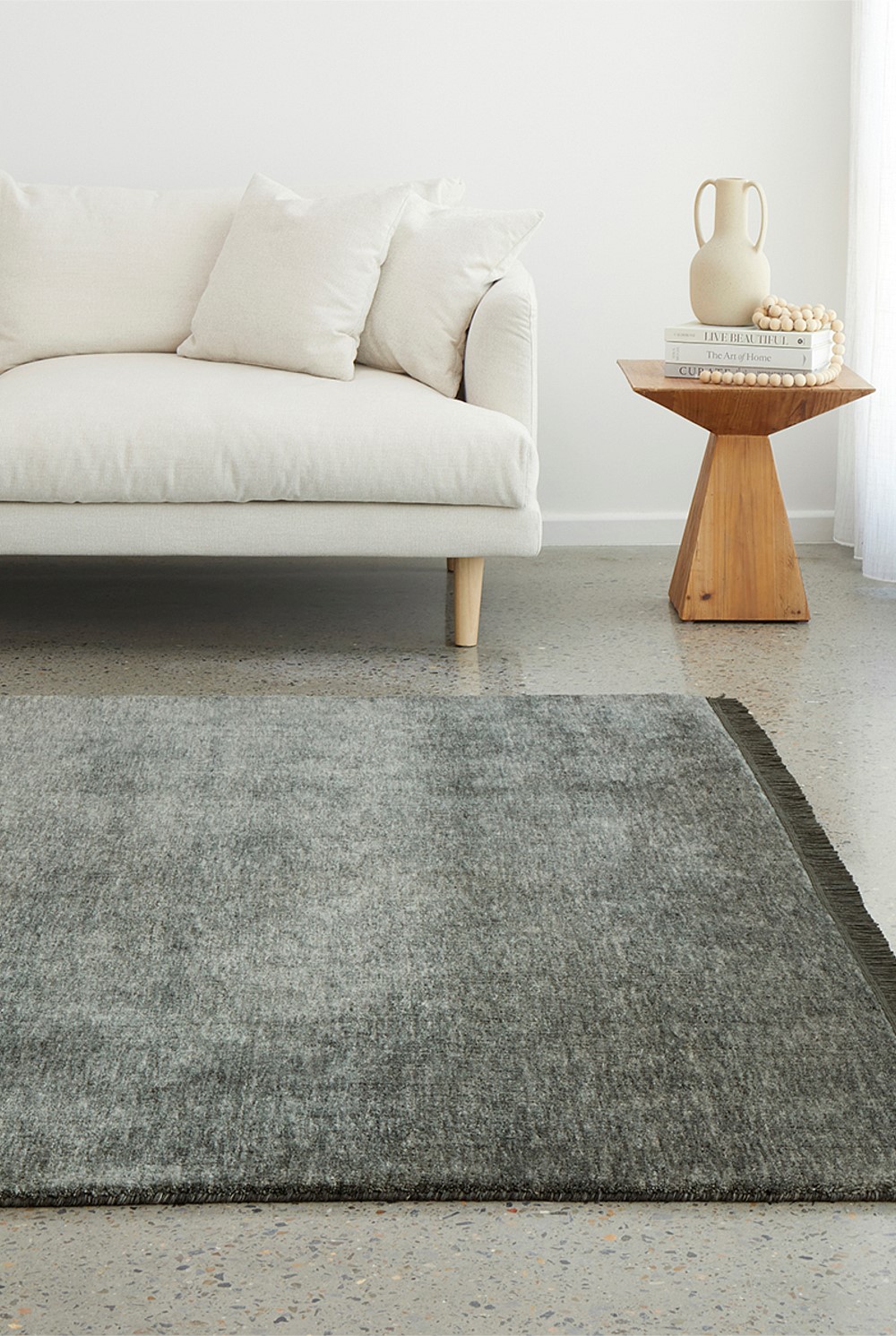 Kinship Seal Grey Rug 290x200cm