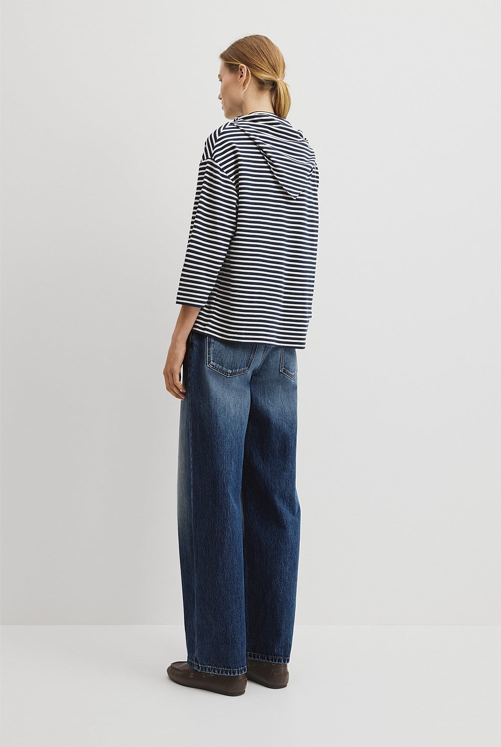 Australian Cotton Scarf Crop Sleeve T-Shirt