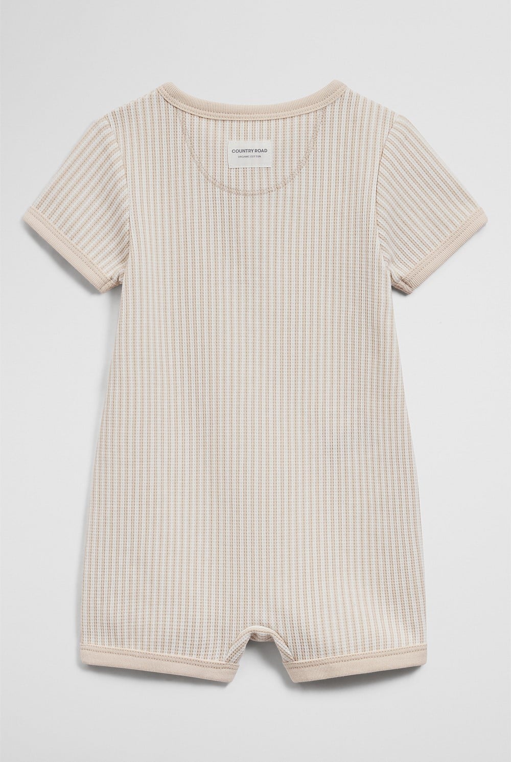 Short Sleeve Waffle Romper
