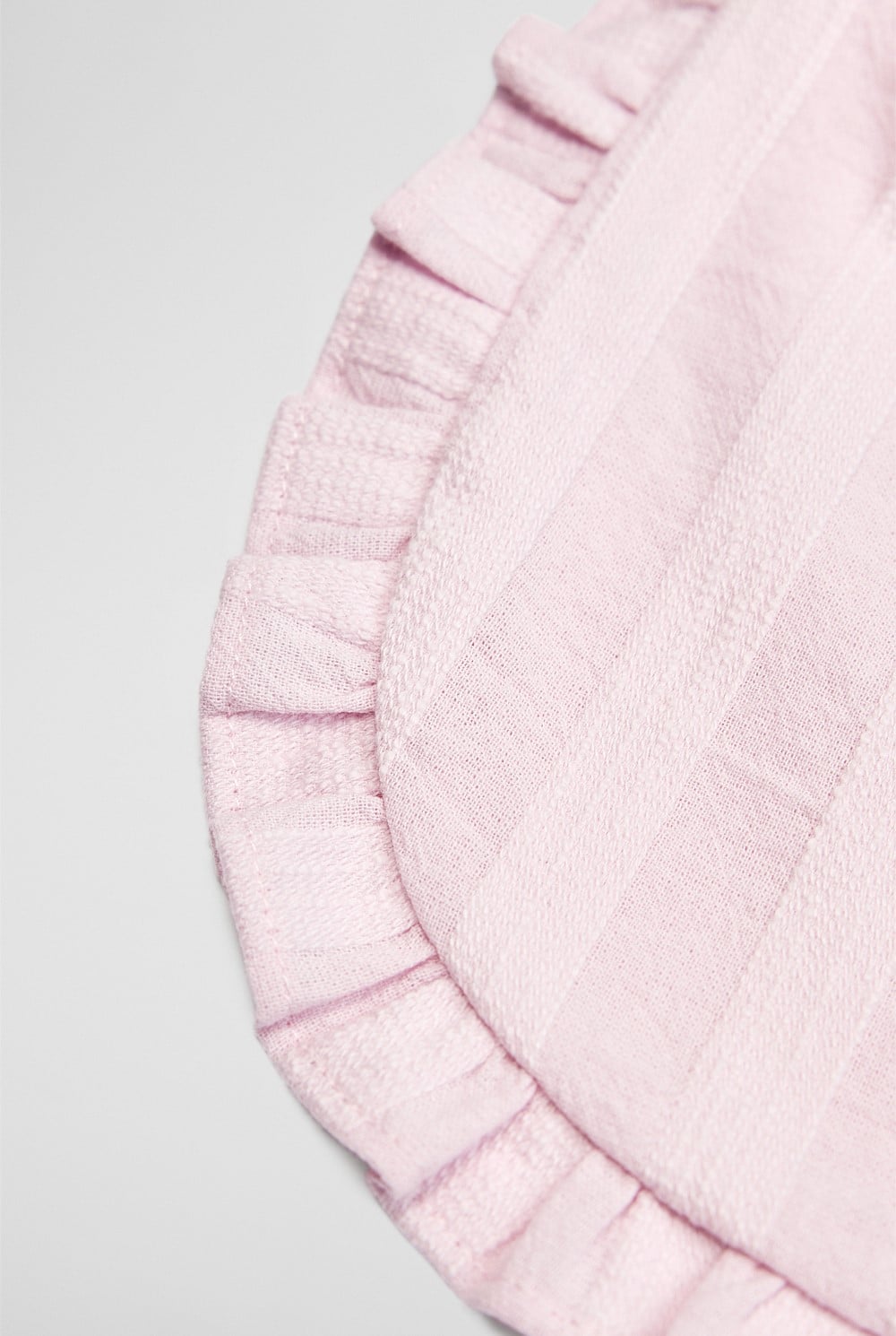 Woven Frill Bib