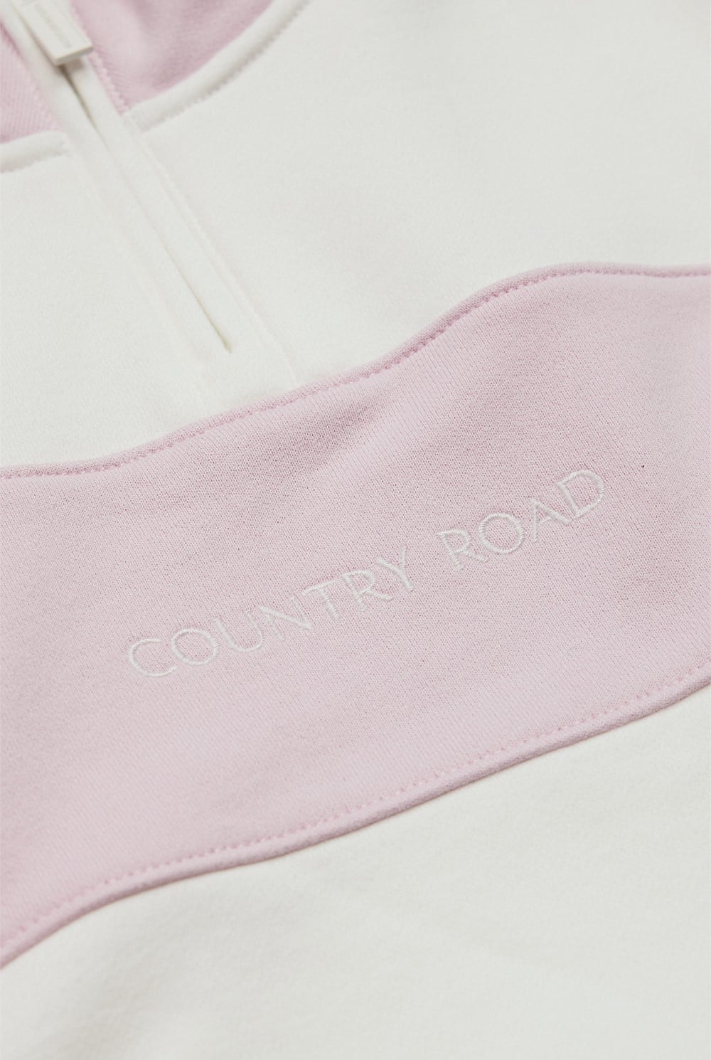 Panelled 1/4 Zip Sweat