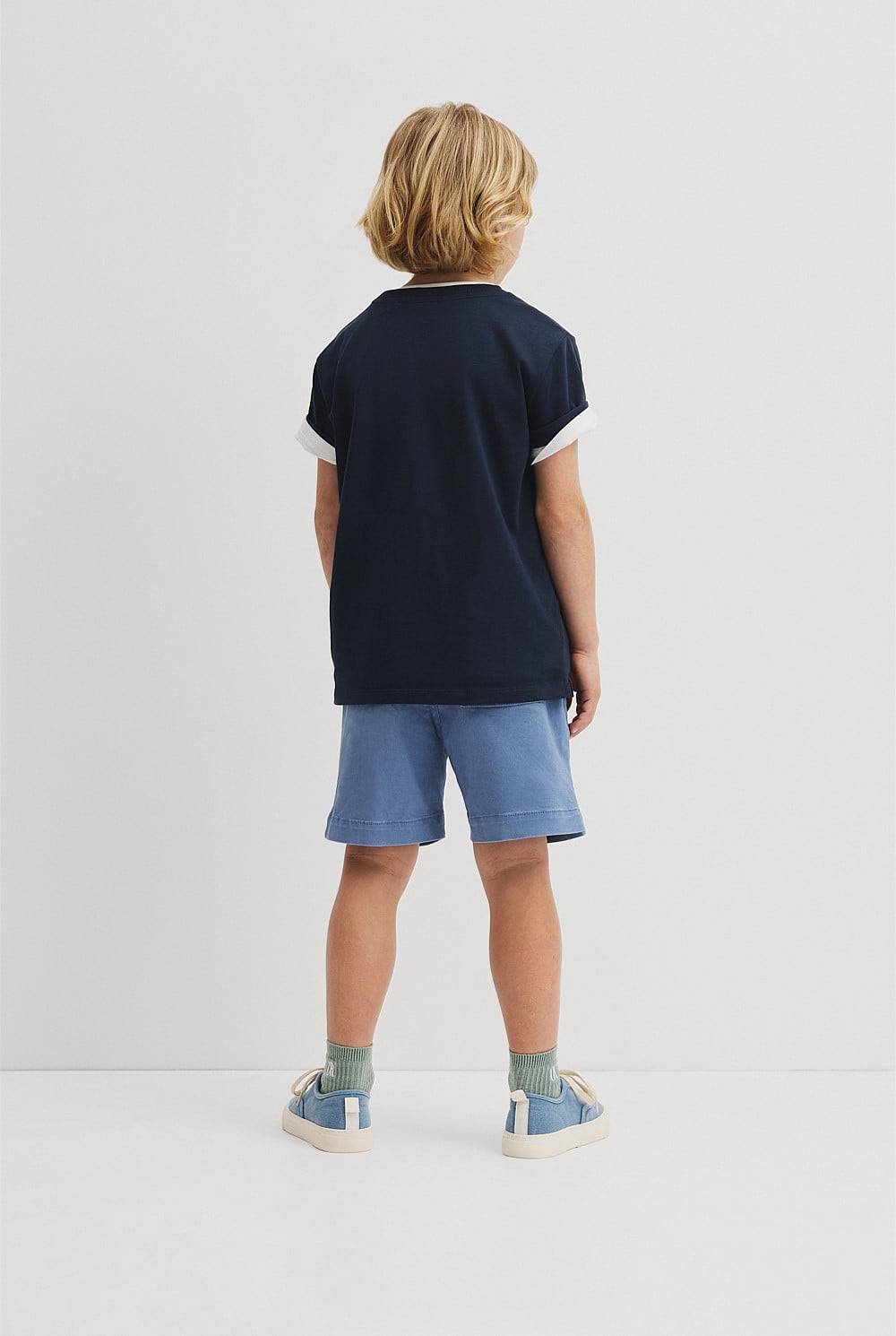 Australian Cotton Short Sleeve Boucle T-Shirt