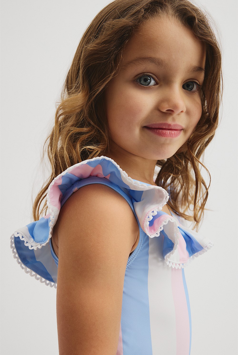 Sleeveless Frill Swimsuit