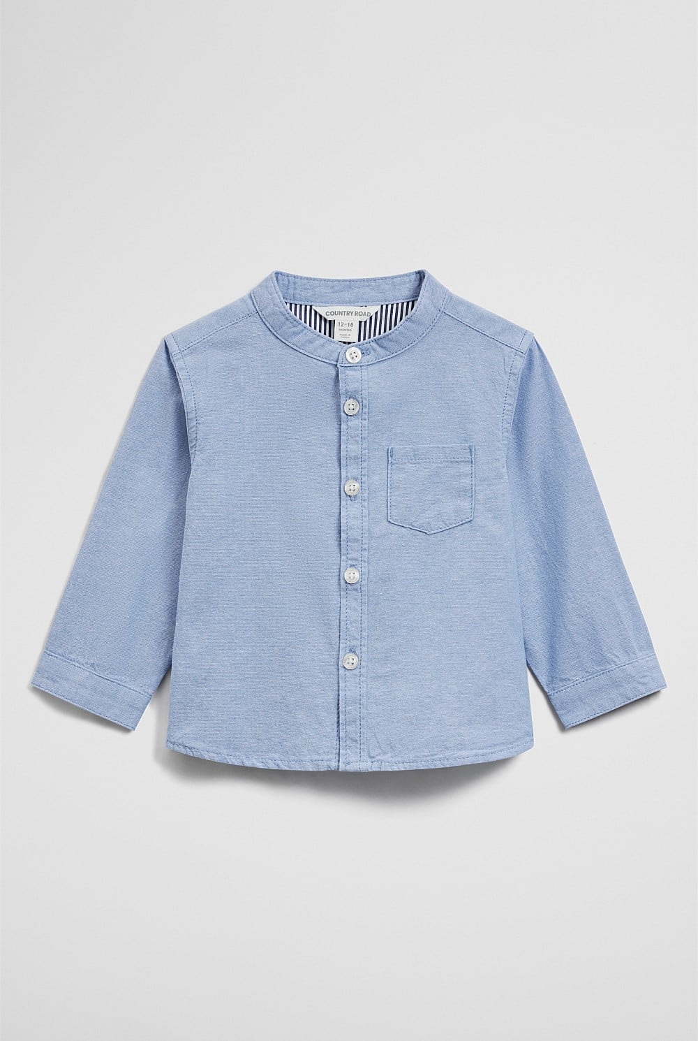 Long Sleeve Chambray Shirt